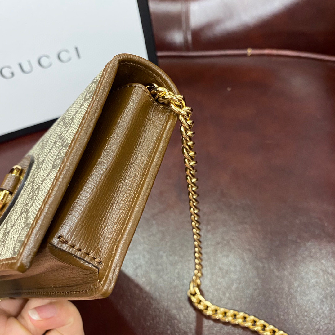 G*u*i horsebit 1955 chain wallet