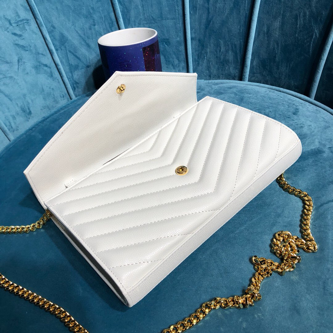 YSL CASSANDRE MATELASSÉ CHAIN WALLET