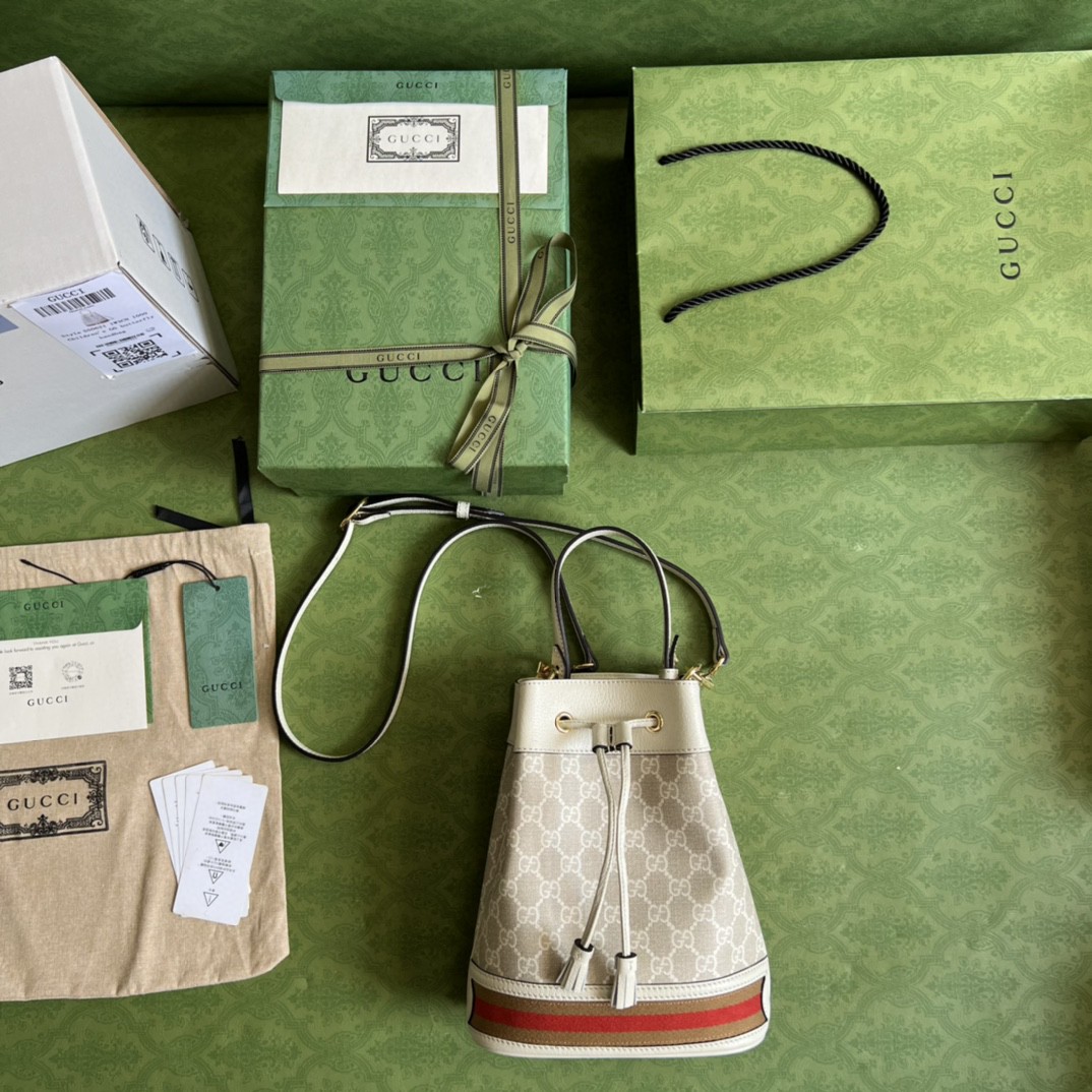 G*u*i ophidia gg small bucket bag