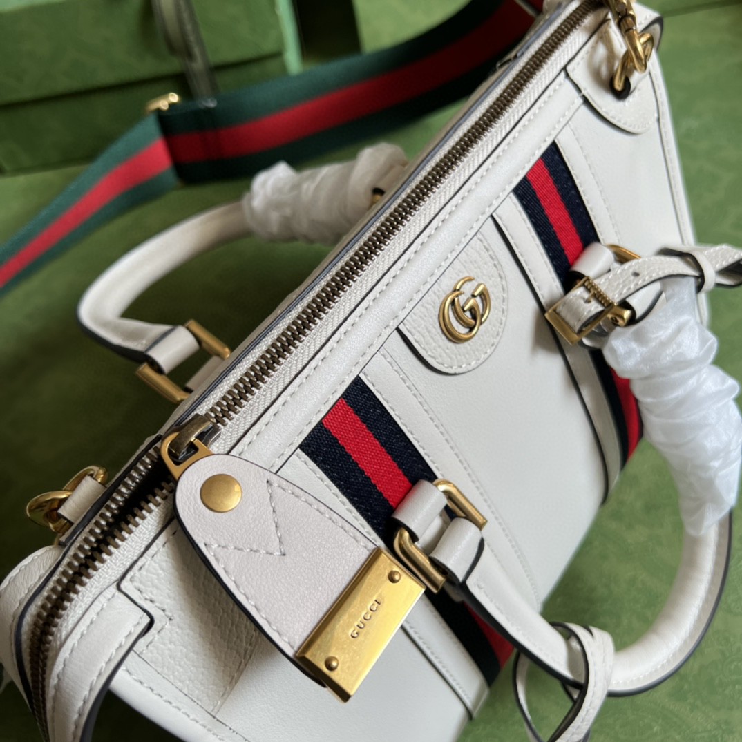 G*u*i small double g top-handle bag