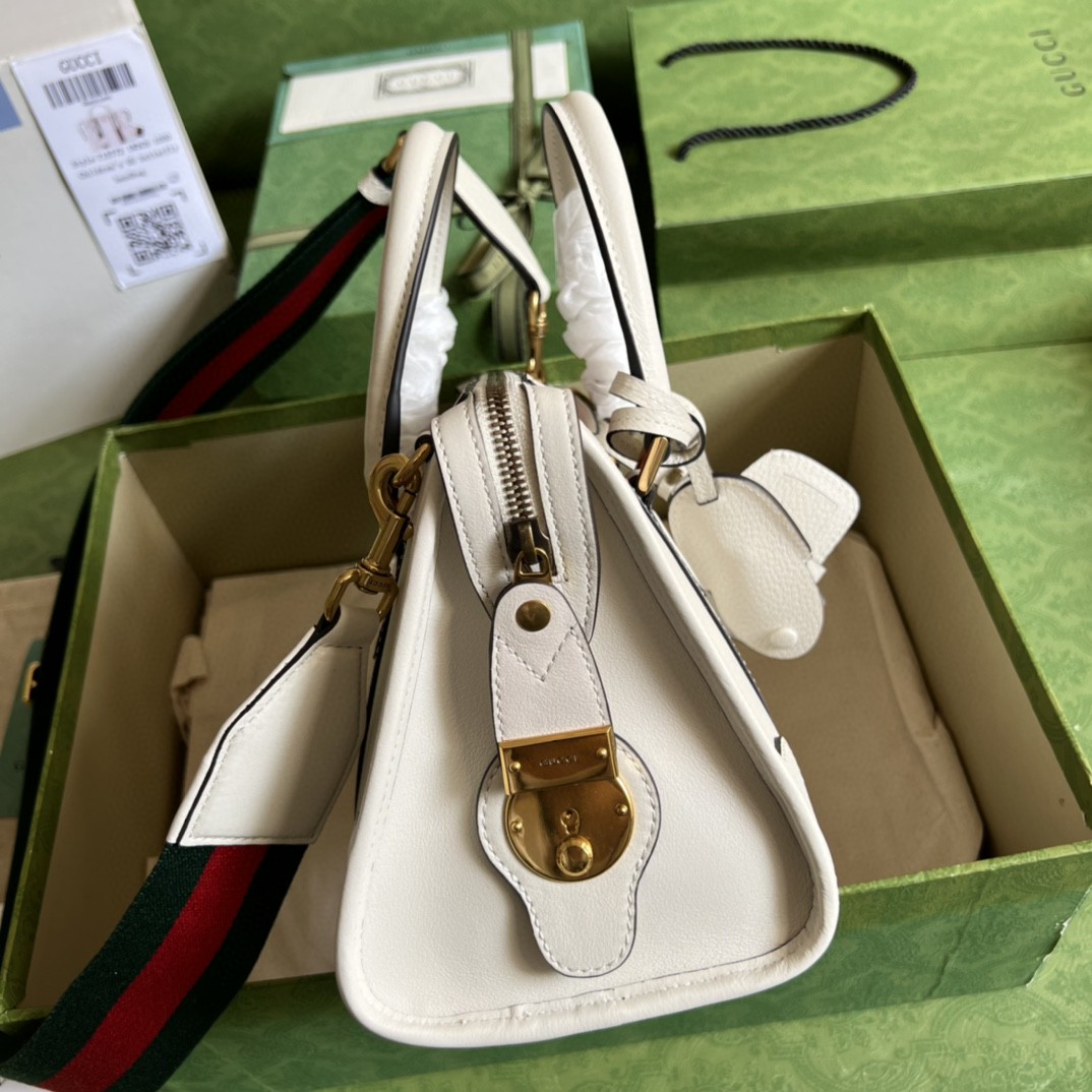 G*u*i small double g top-handle bag