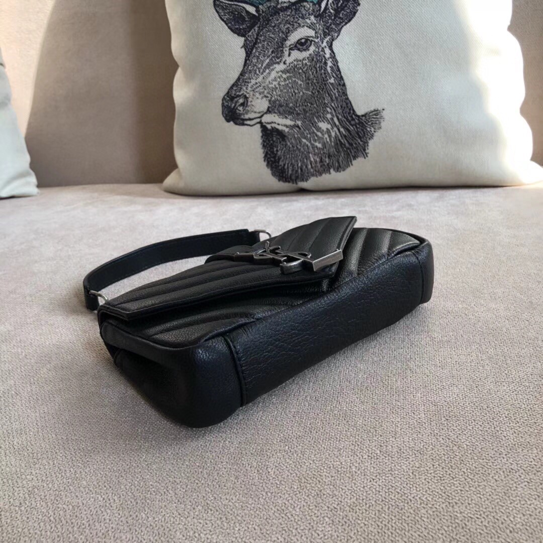 YSL Chevron Monogram Classic Baby Chain Bag