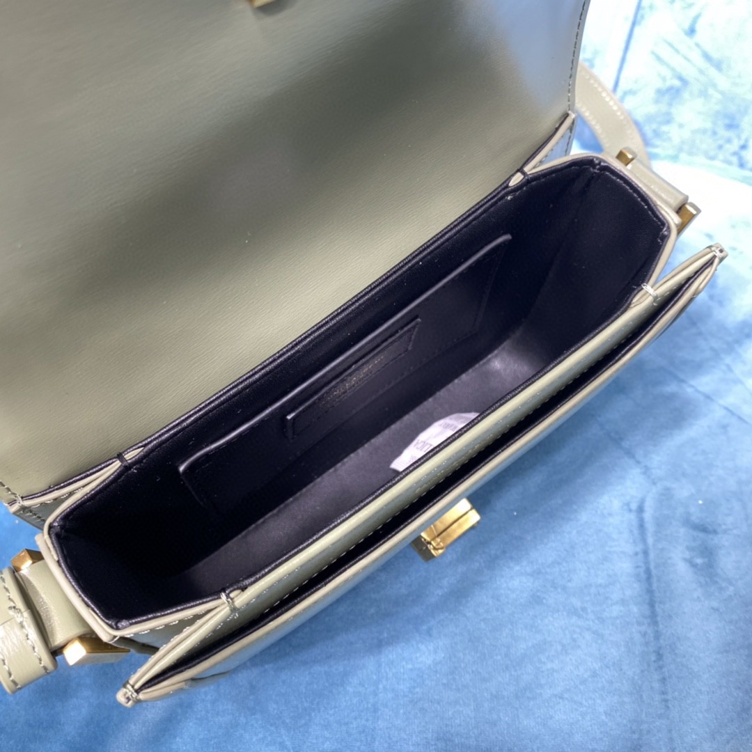 YSL SOLFERINO SMALL SATCHEL IN BOX SAINT LAURENT LEATHER