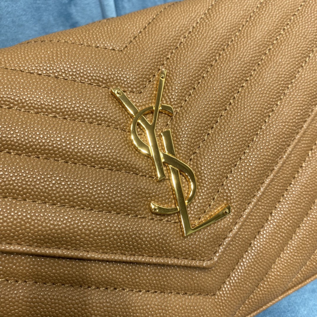 YSL CASSANDRE MATELASSÉ CHAIN WALLET