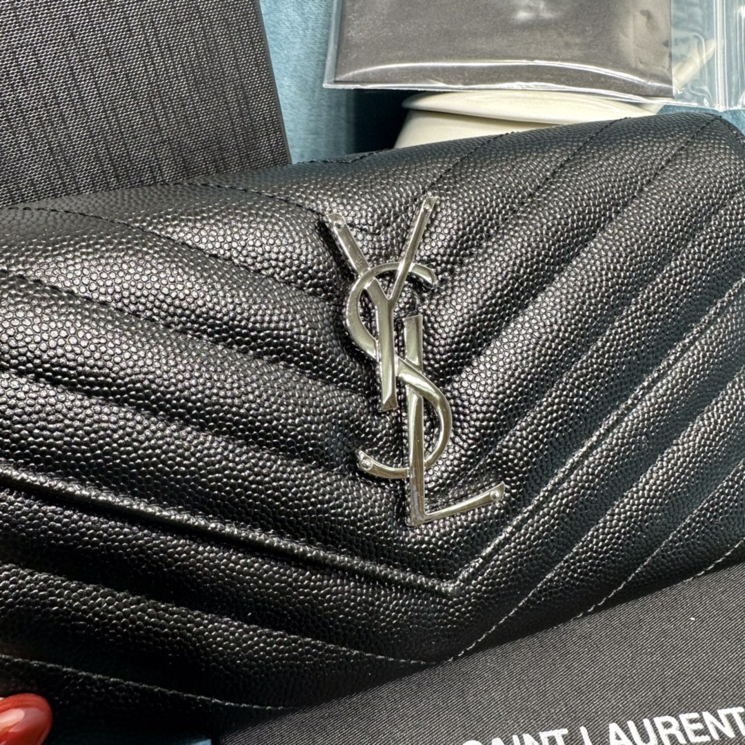 YSL CASSANDRE MATELASSÉ LARGE FLAP WALLET