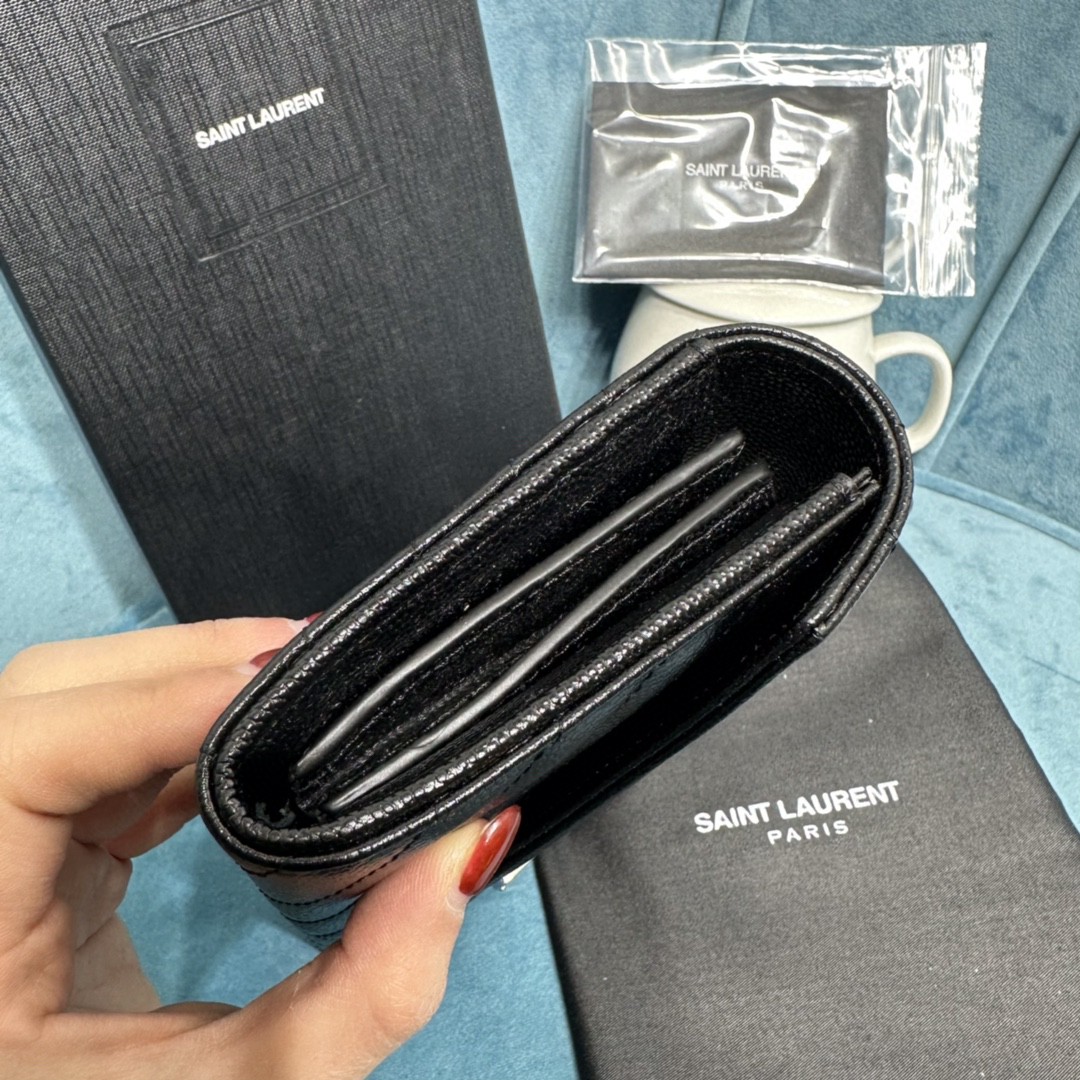 YSL CASSANDRE MATELASSÉ LARGE FLAP WALLET