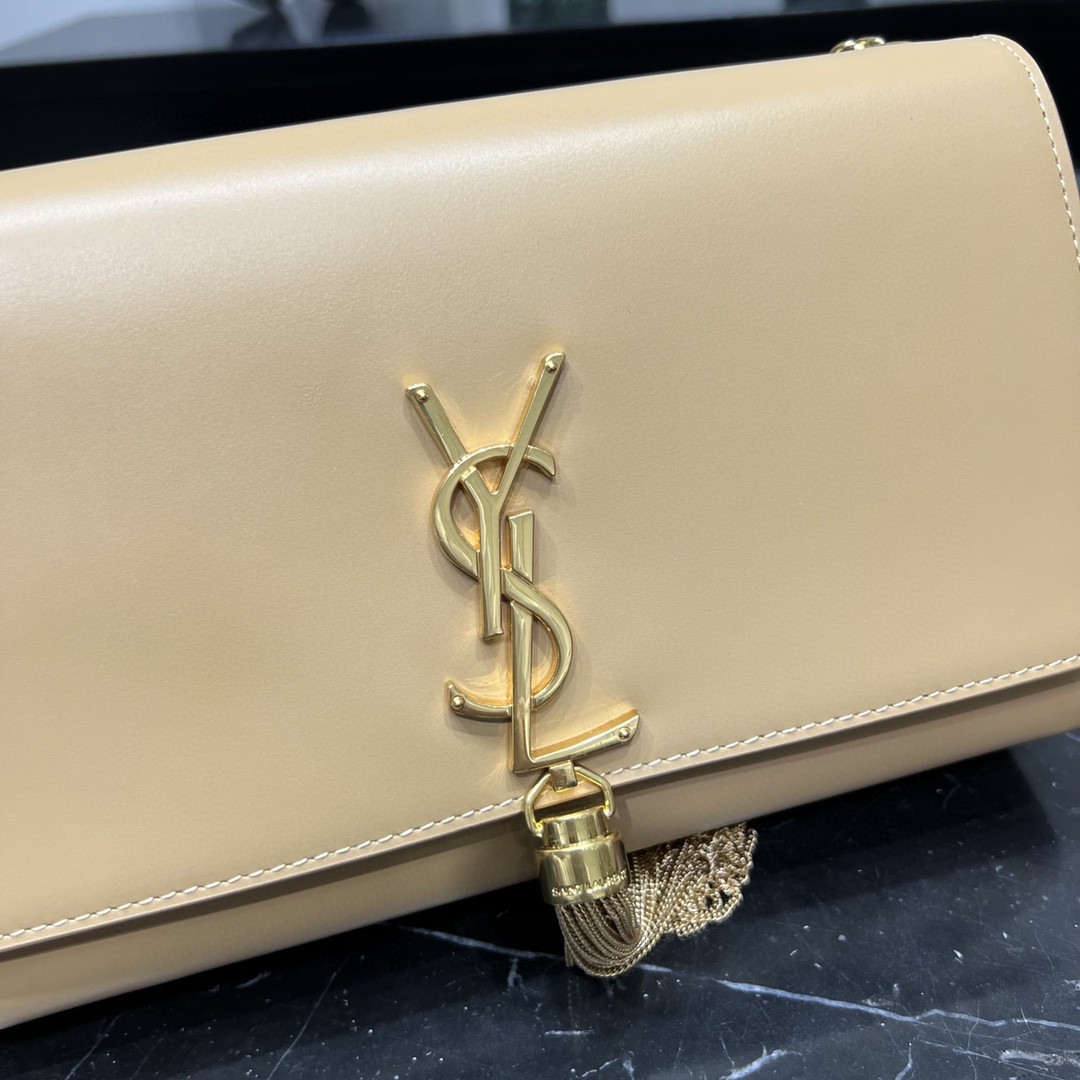 YSL KATE MEDIUM CHAIN BAG WITH TASSEL