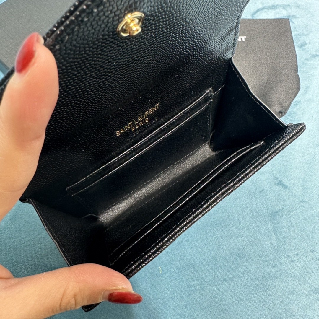 YSL CASSANDRE MATELASSÉ SMALL ENVELOPE WALLET