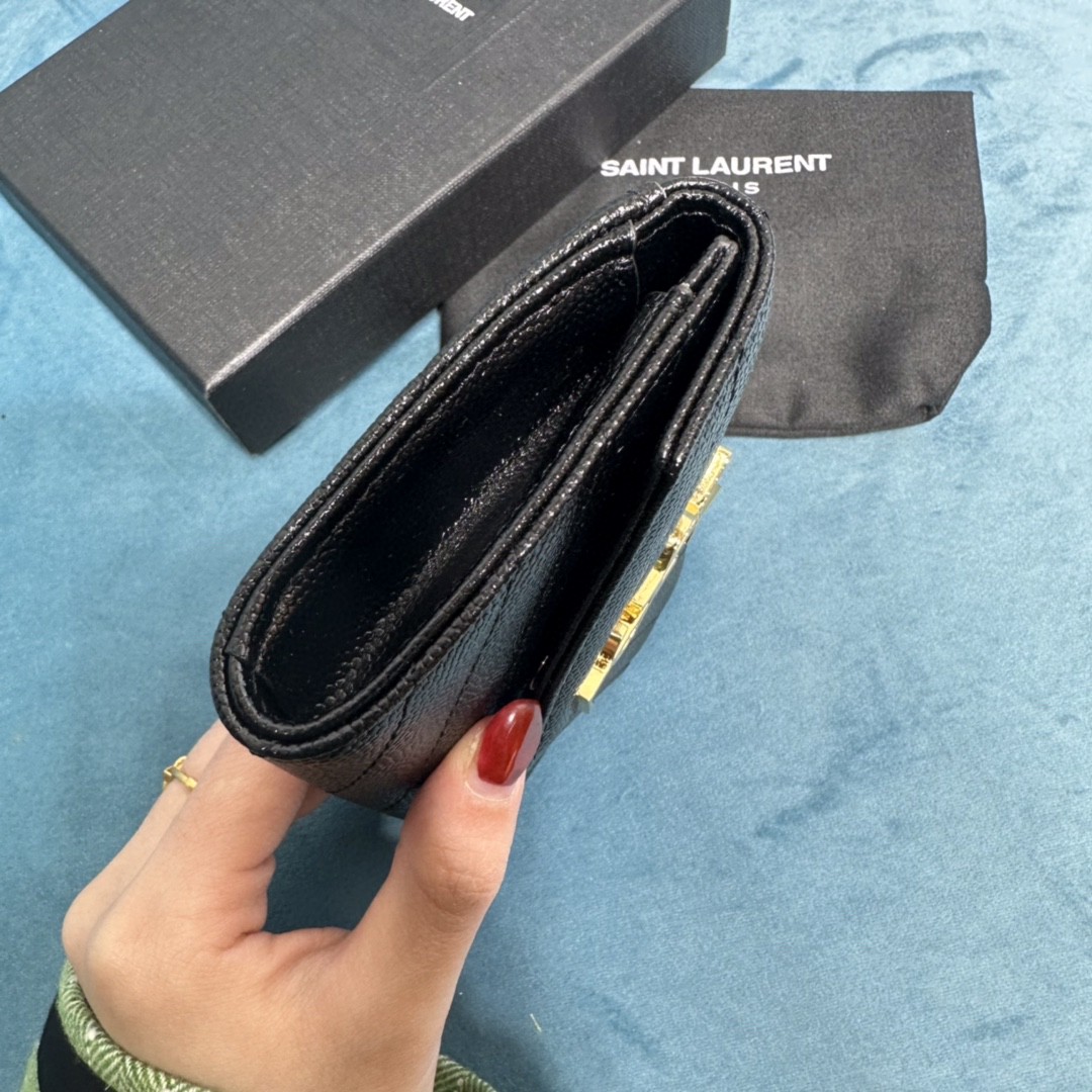 YSL CASSANDRE MATELASSÉ SMALL ENVELOPE WALLET