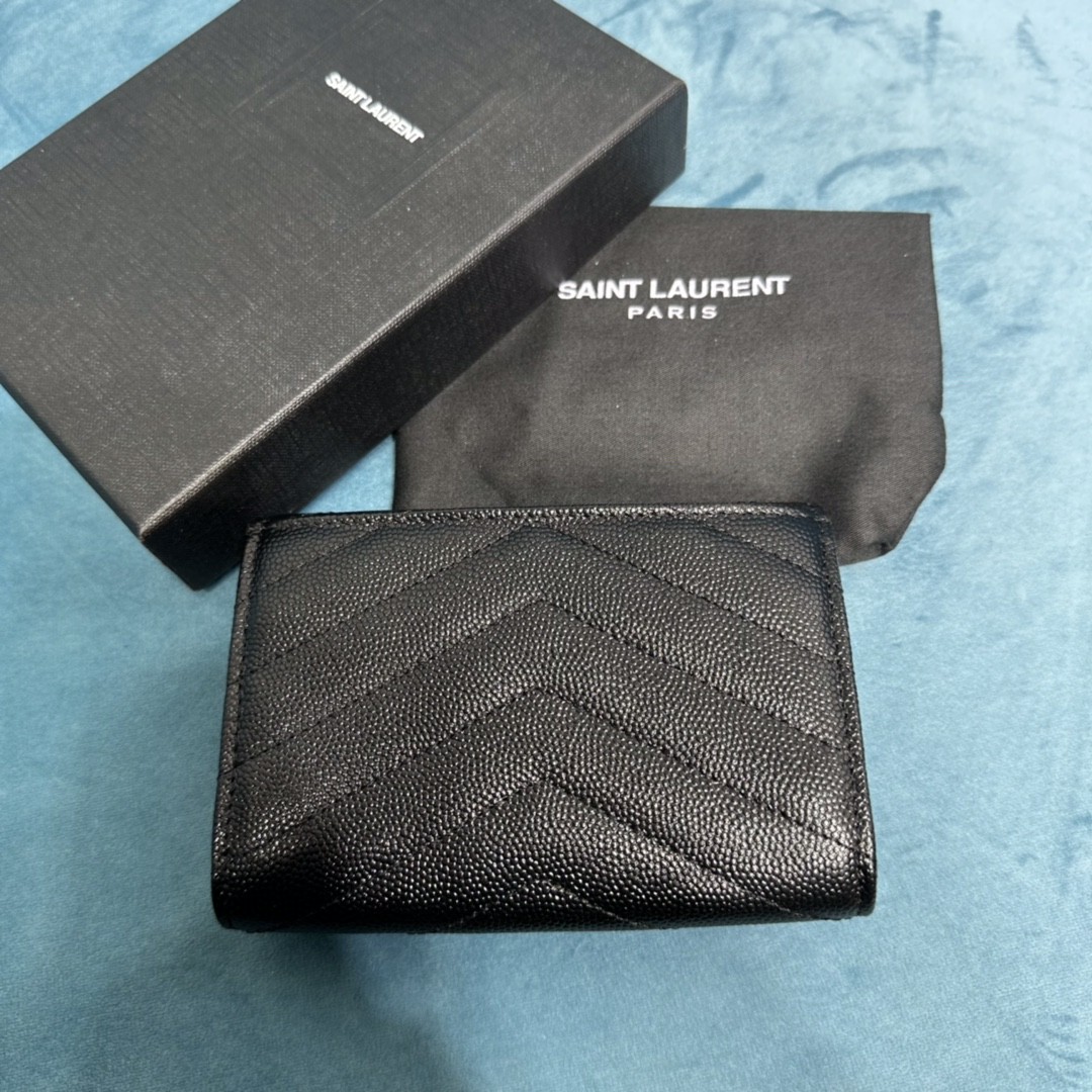 YSL CASSANDRE MATELASSÉ SMALL ENVELOPE WALLET