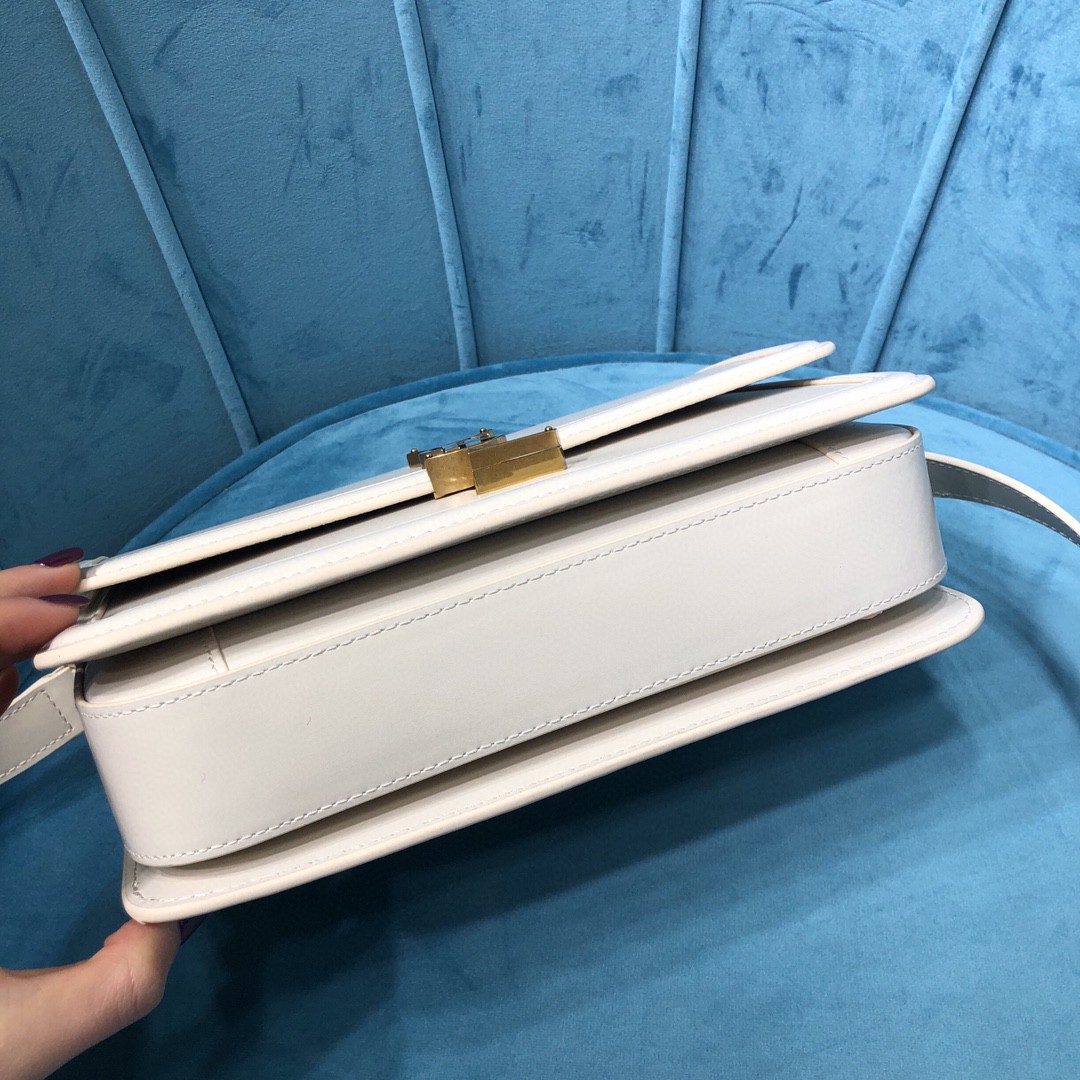 YSL SOLFERINO MEDIUM SATCHEL IN CANVAS AND BOX