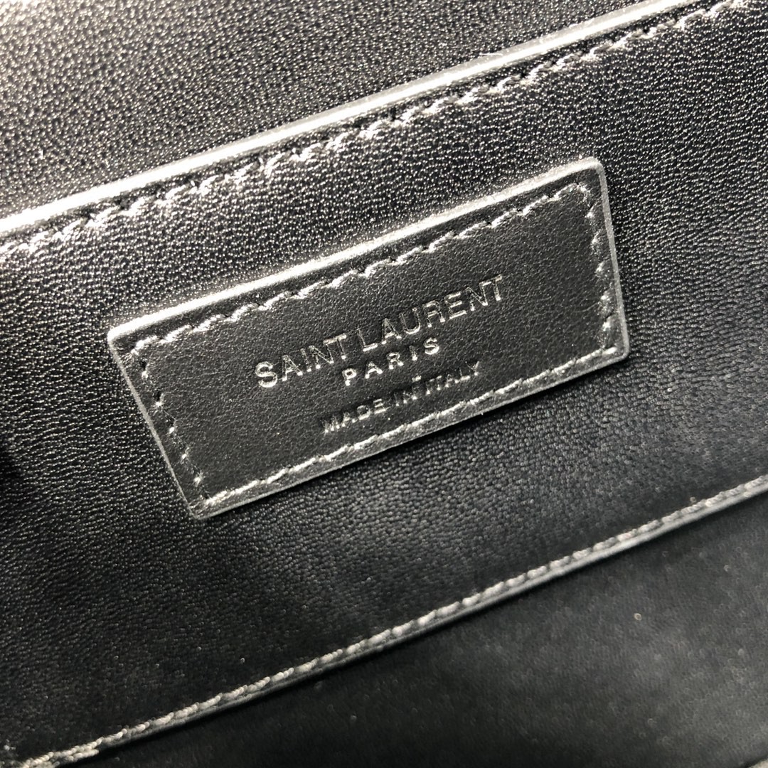 YSL SOLFERINO MEDIUM SATCHEL IN CANVAS AND BOX