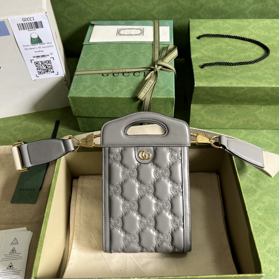 G*u*i gg matelassÉ top handle mini bag