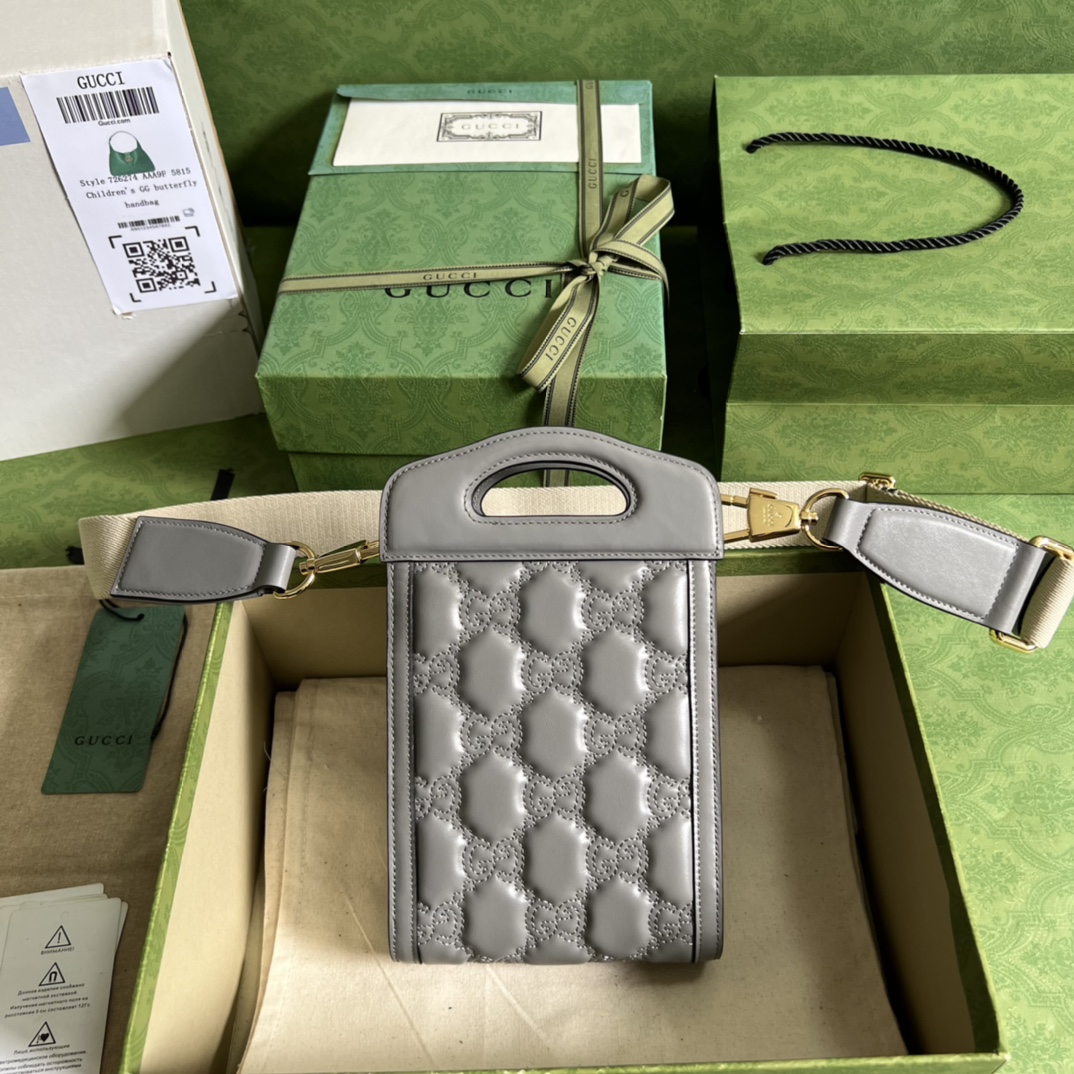 G*u*i gg matelassÉ top handle mini bag