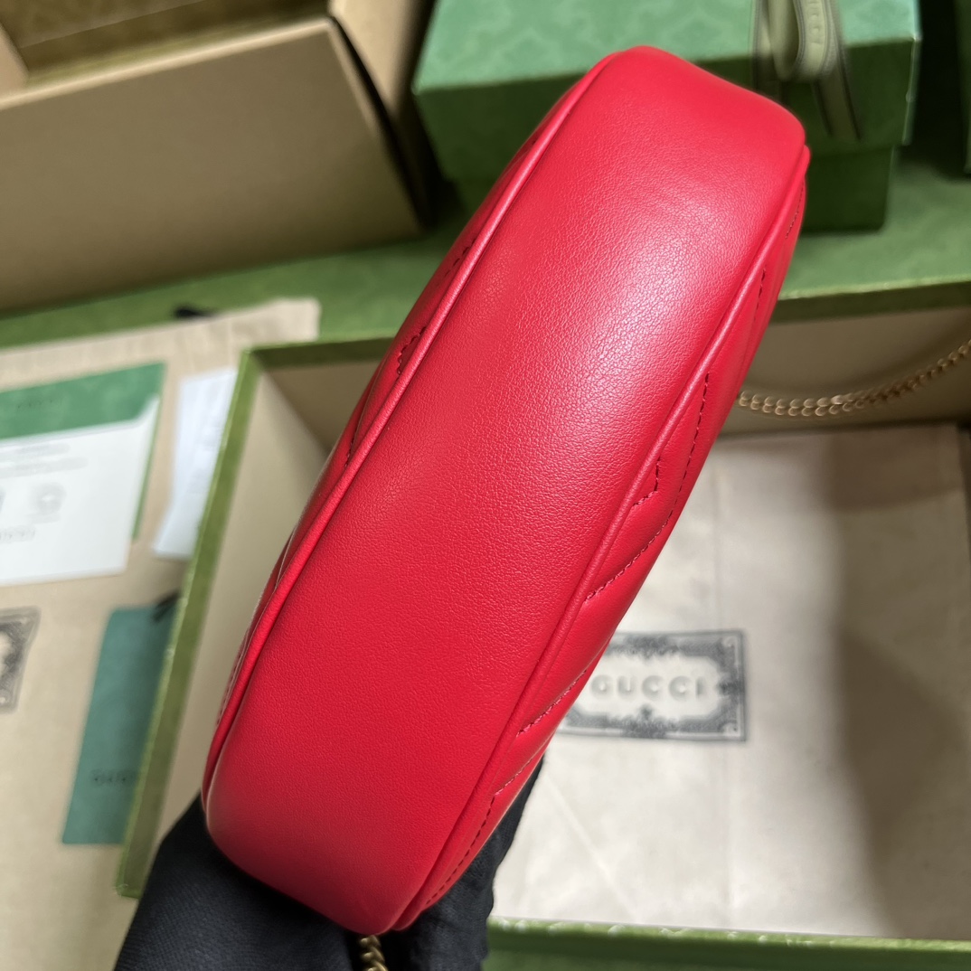 G*u*i marmont half-moon-shaped mini bag