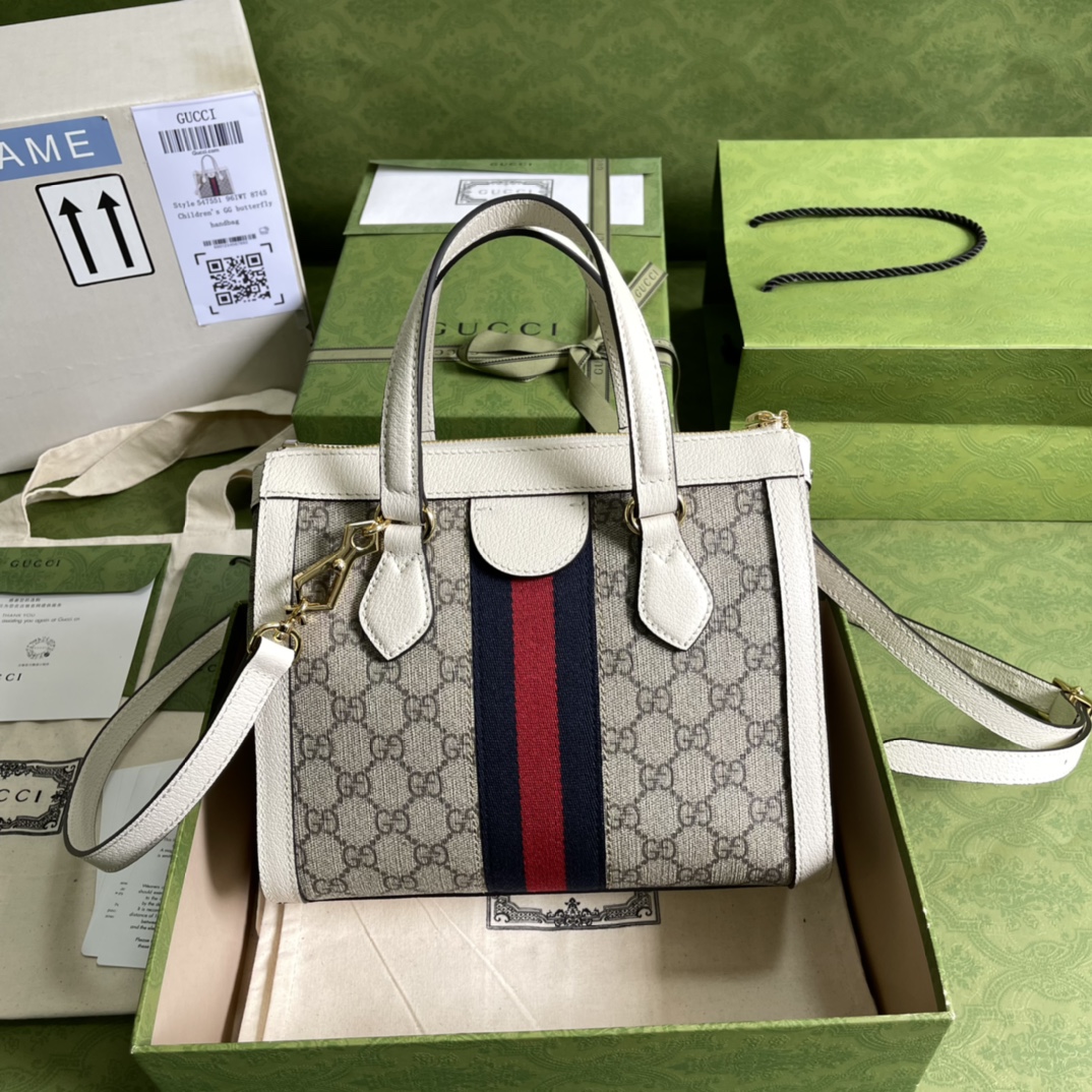 G*u*i ophidia gg small tote bag