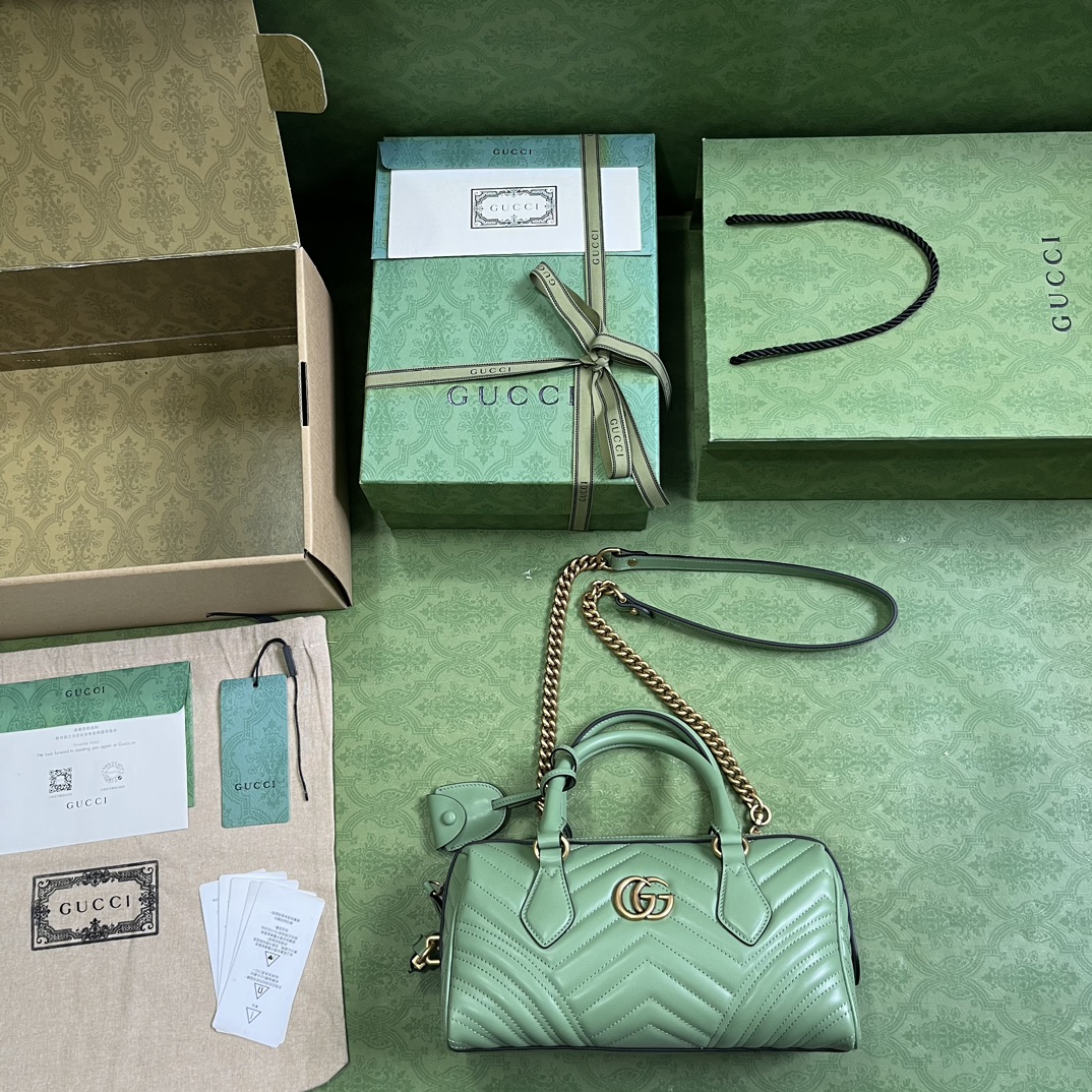 G*u*i gg marmont small top handle bag
