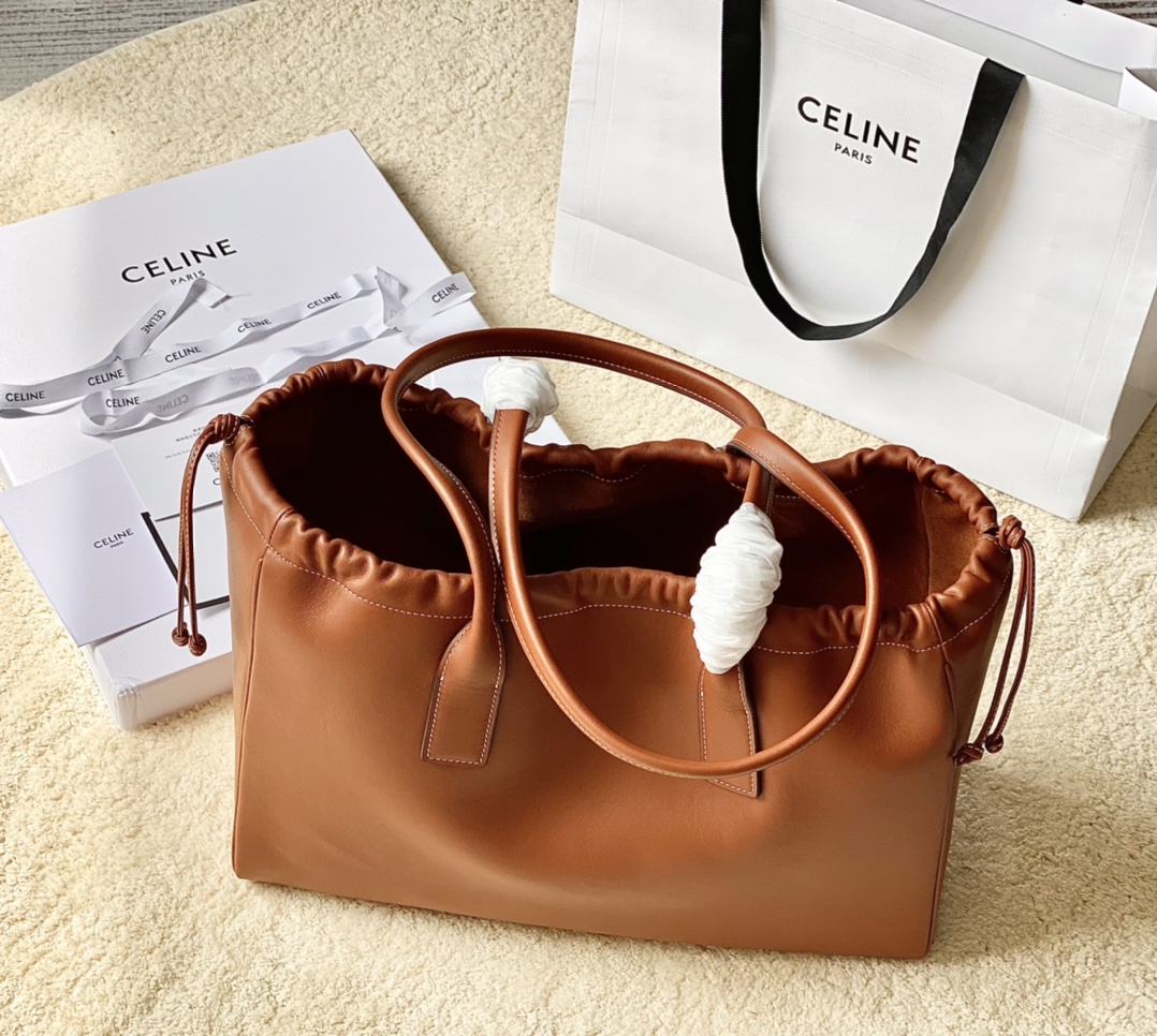 Ce**e Ce**e cabas drawstring cuir