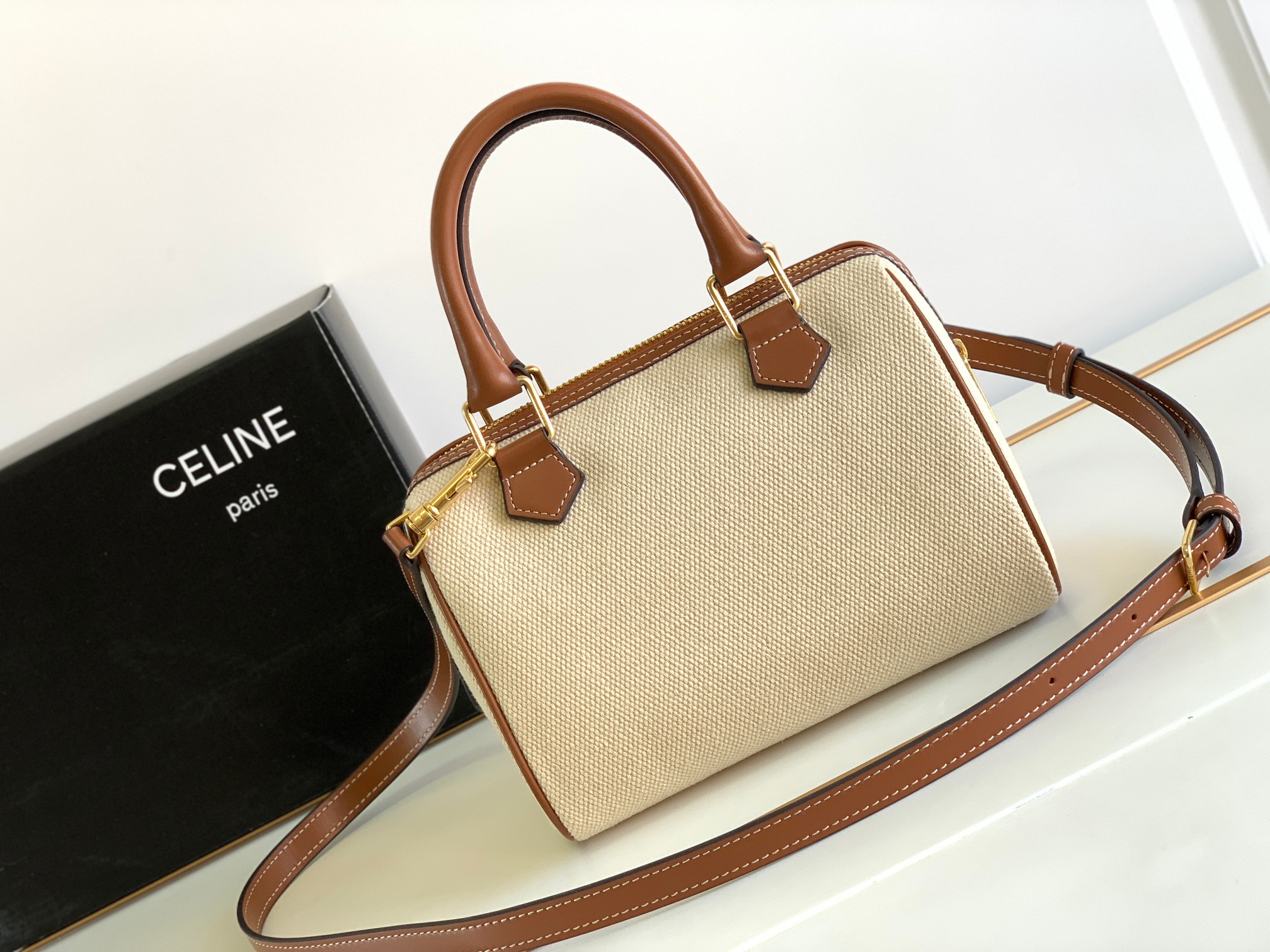 SMALL BOSTON CUIR TRIOMPHE