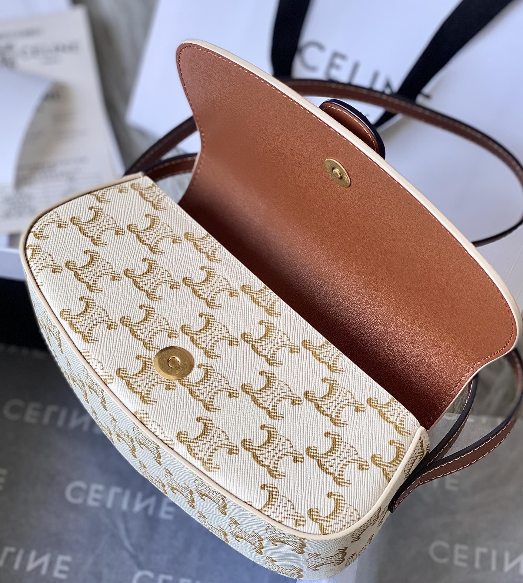 Ce**e mini tabou clutch on strap