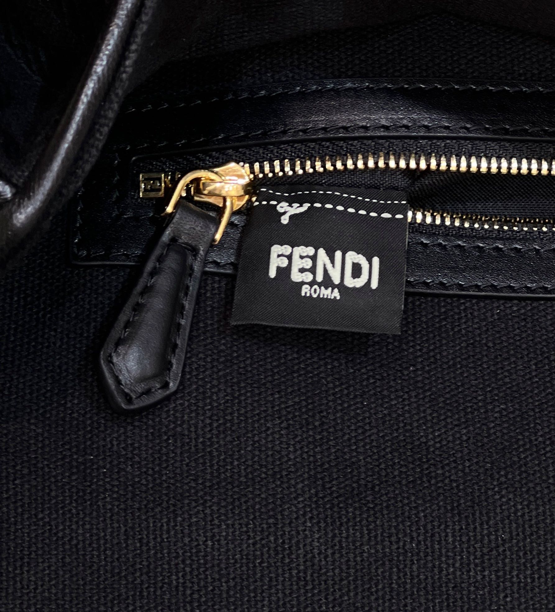 F**di baguette ff canvas bag