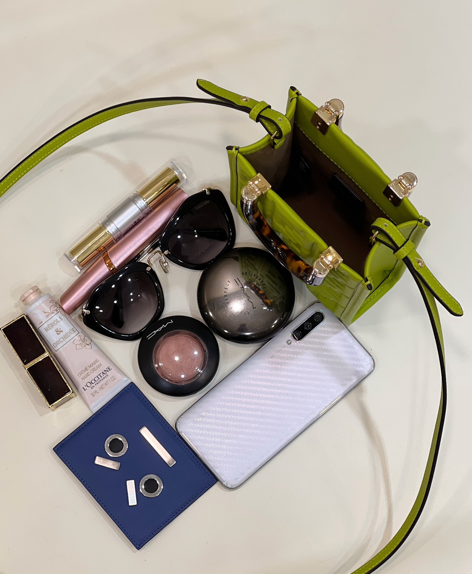 F**di sunshine mini tote