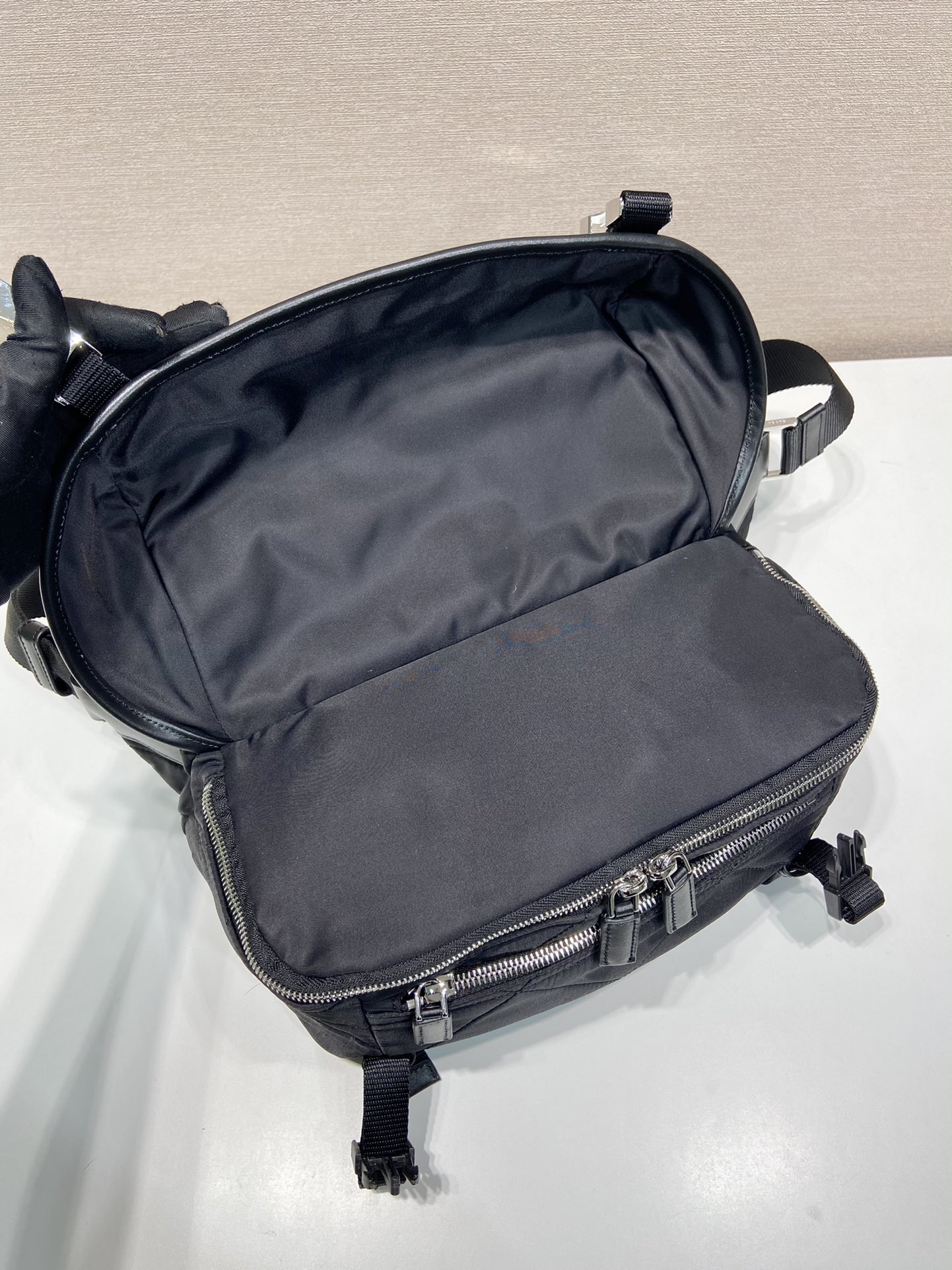 Pra*a re-nylon shoulder bag
