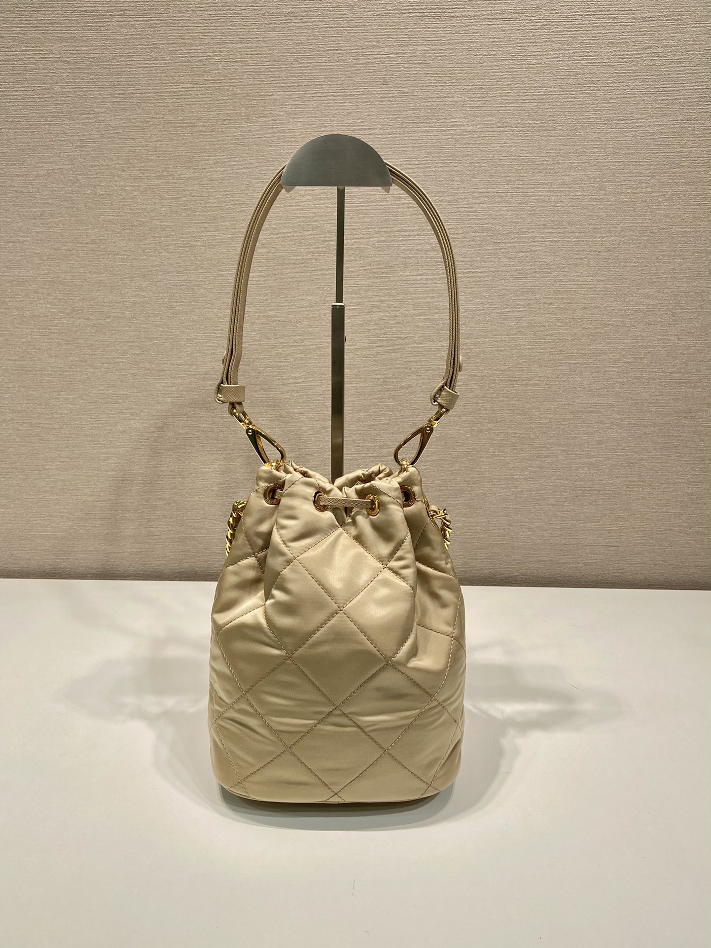 Pra*a duet re-nylon bucket bag
