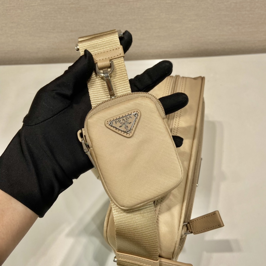 Pra*a re-nylon shoulder bag