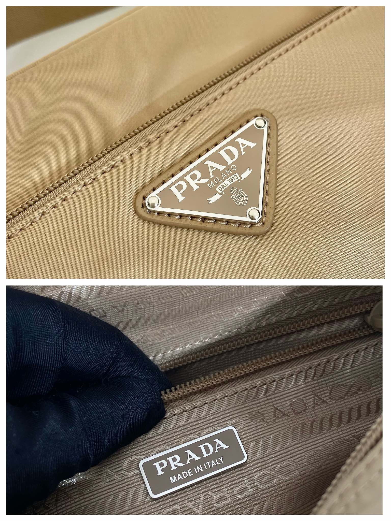 Pra*a re-nylon shoulder bag