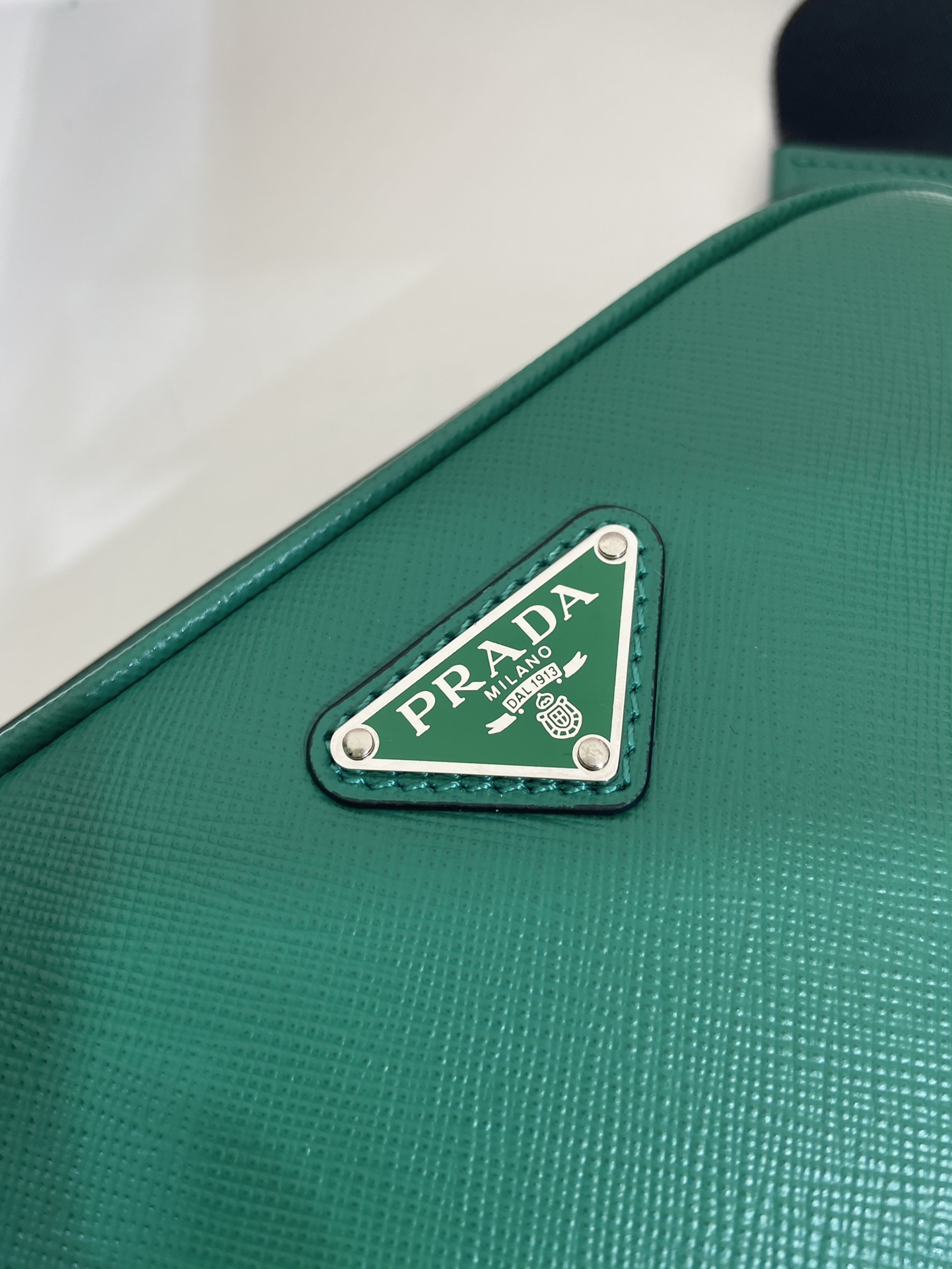 Pra*a saffiano leather belt bag