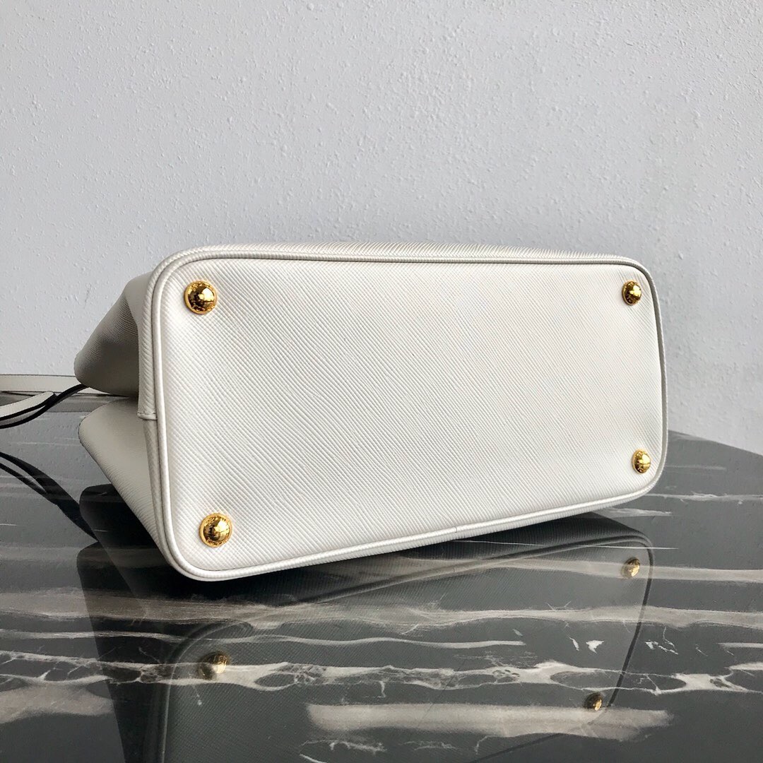 Pra*a galleria saffiano leather bag