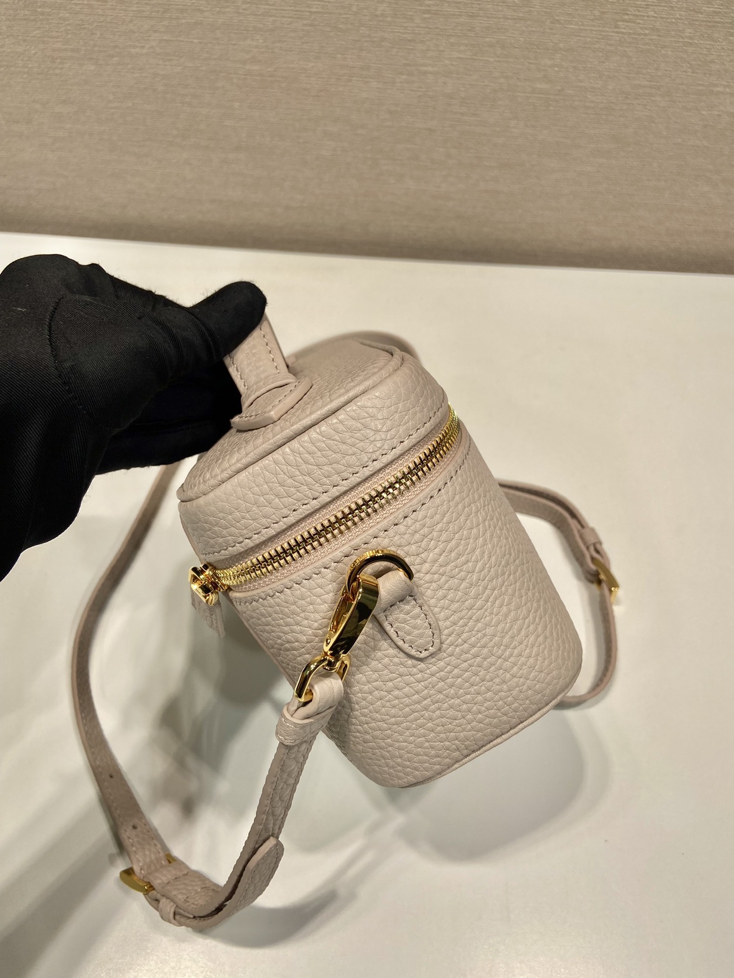 Pra*a leather mini-bag