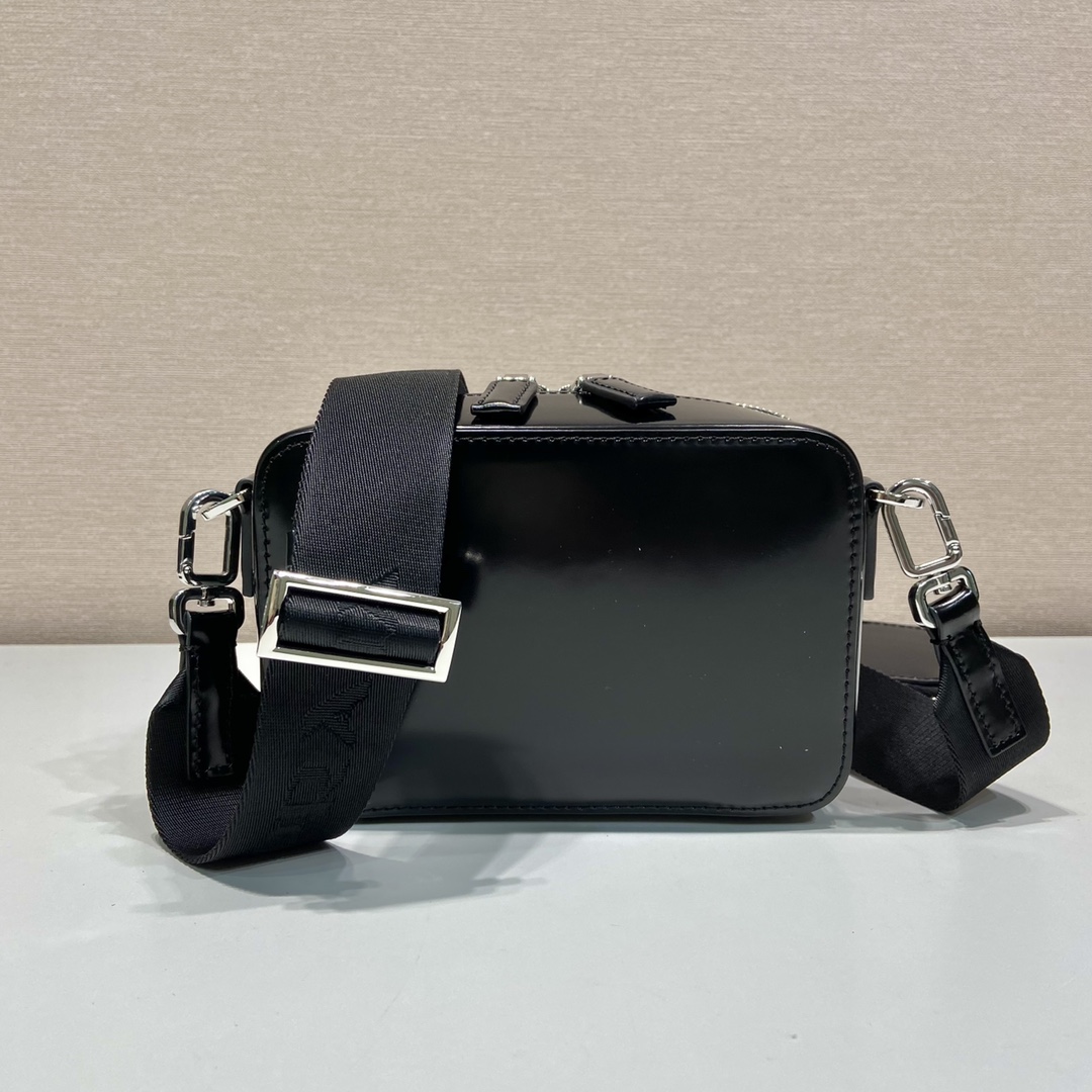 Pra*a small Pra*a brique leather bag