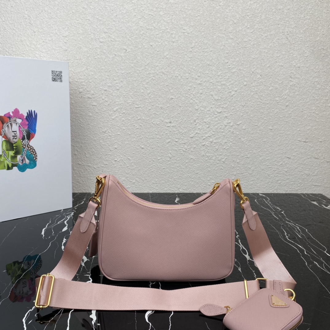 Pra*a re-edition 2005 saffiano leather bag