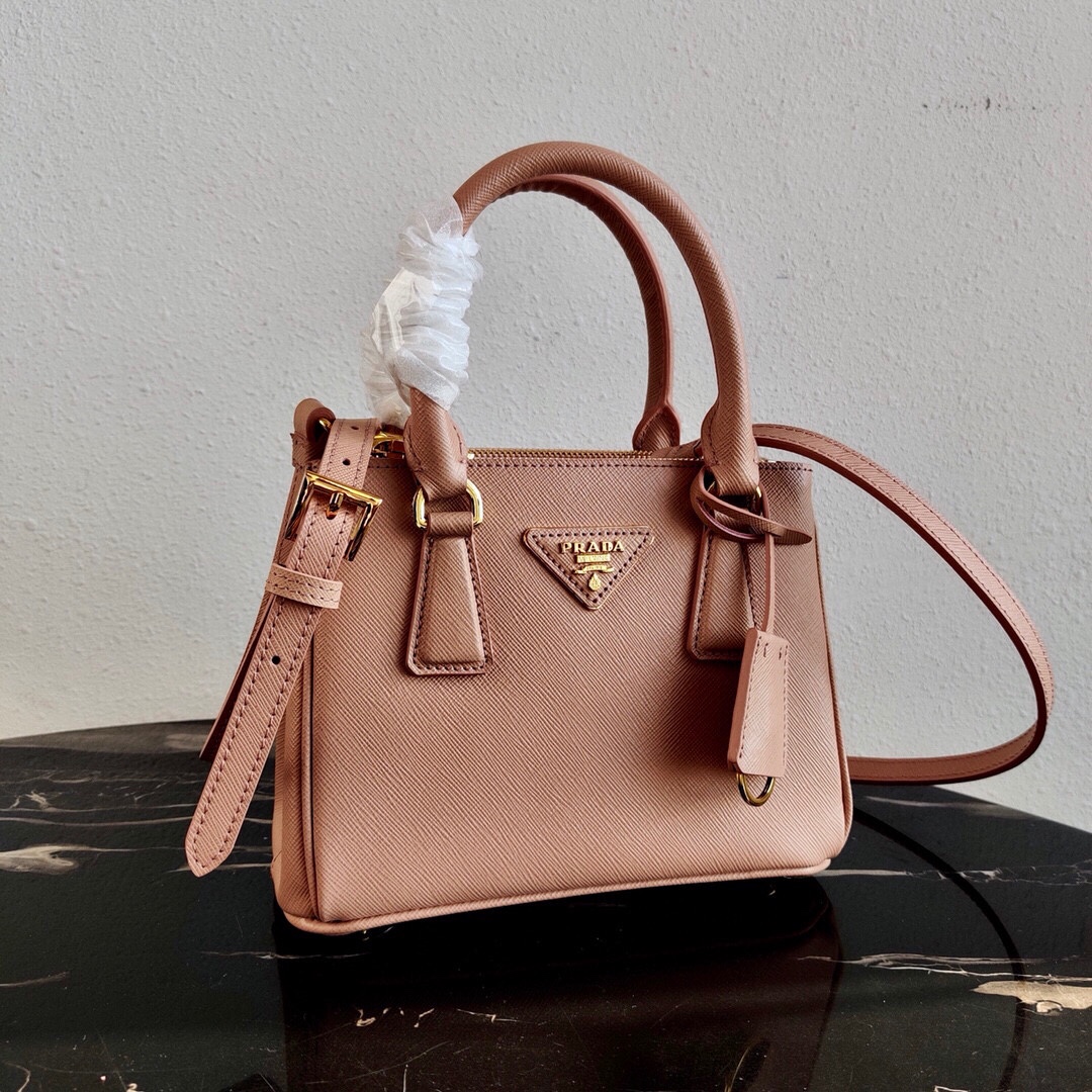 Pra*a galleria saffiano leather mini-bag