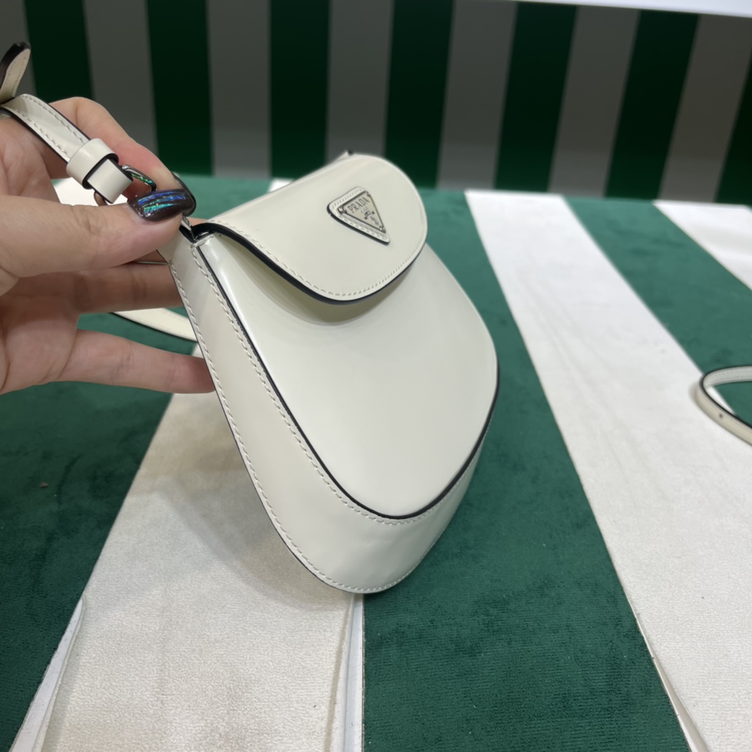 Pra*a cleo brushed leather mini bag