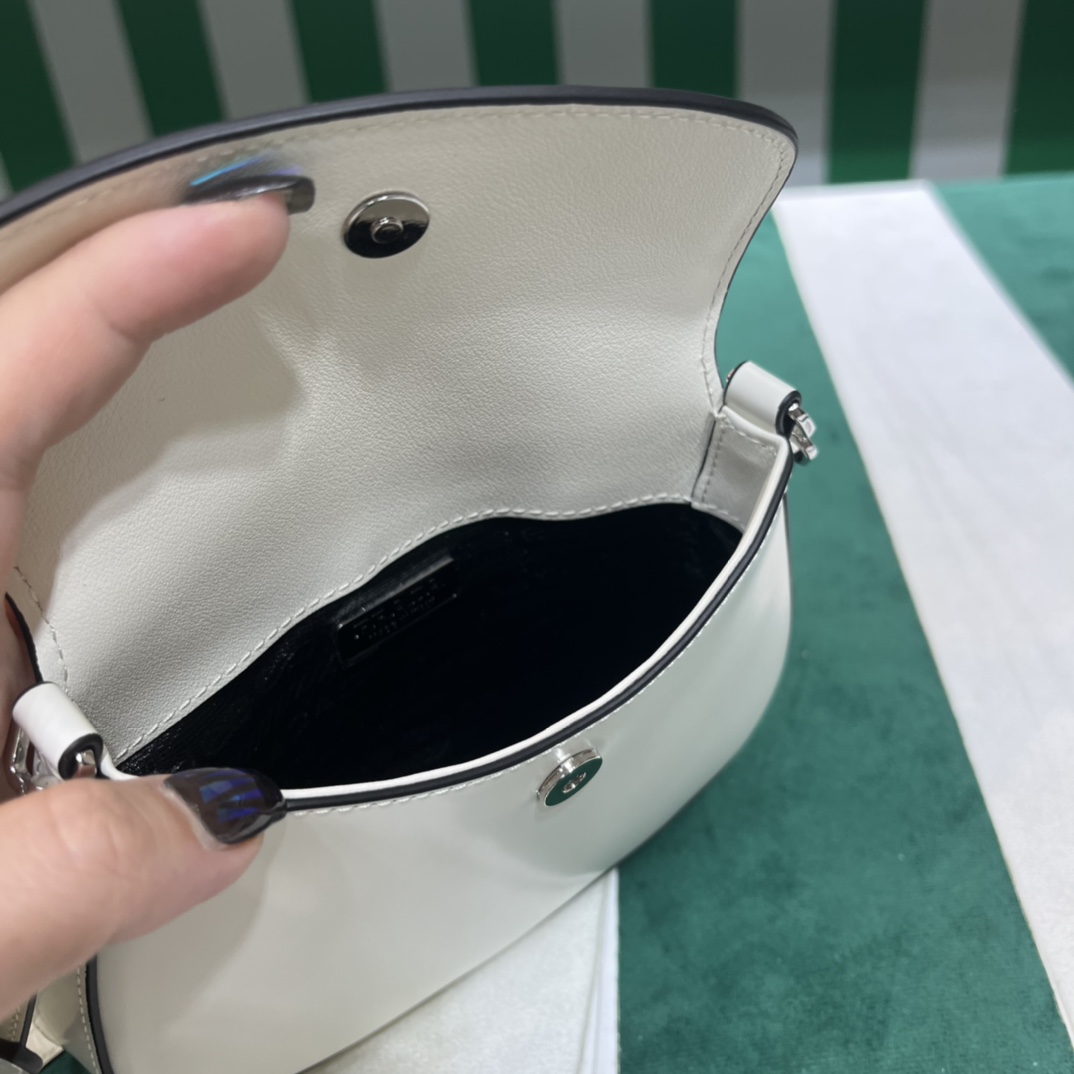 Pra*a cleo brushed leather mini bag