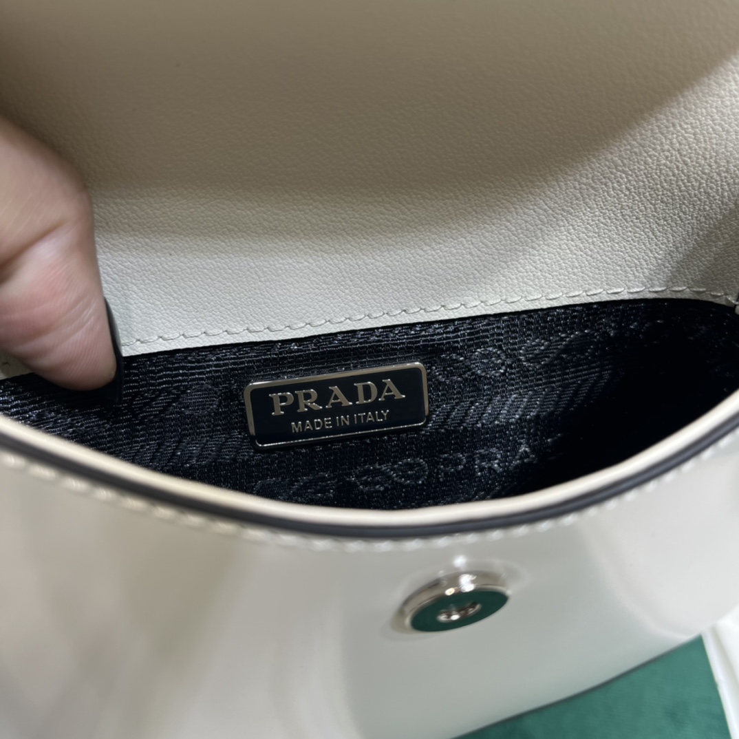 Pra*a cleo brushed leather mini bag