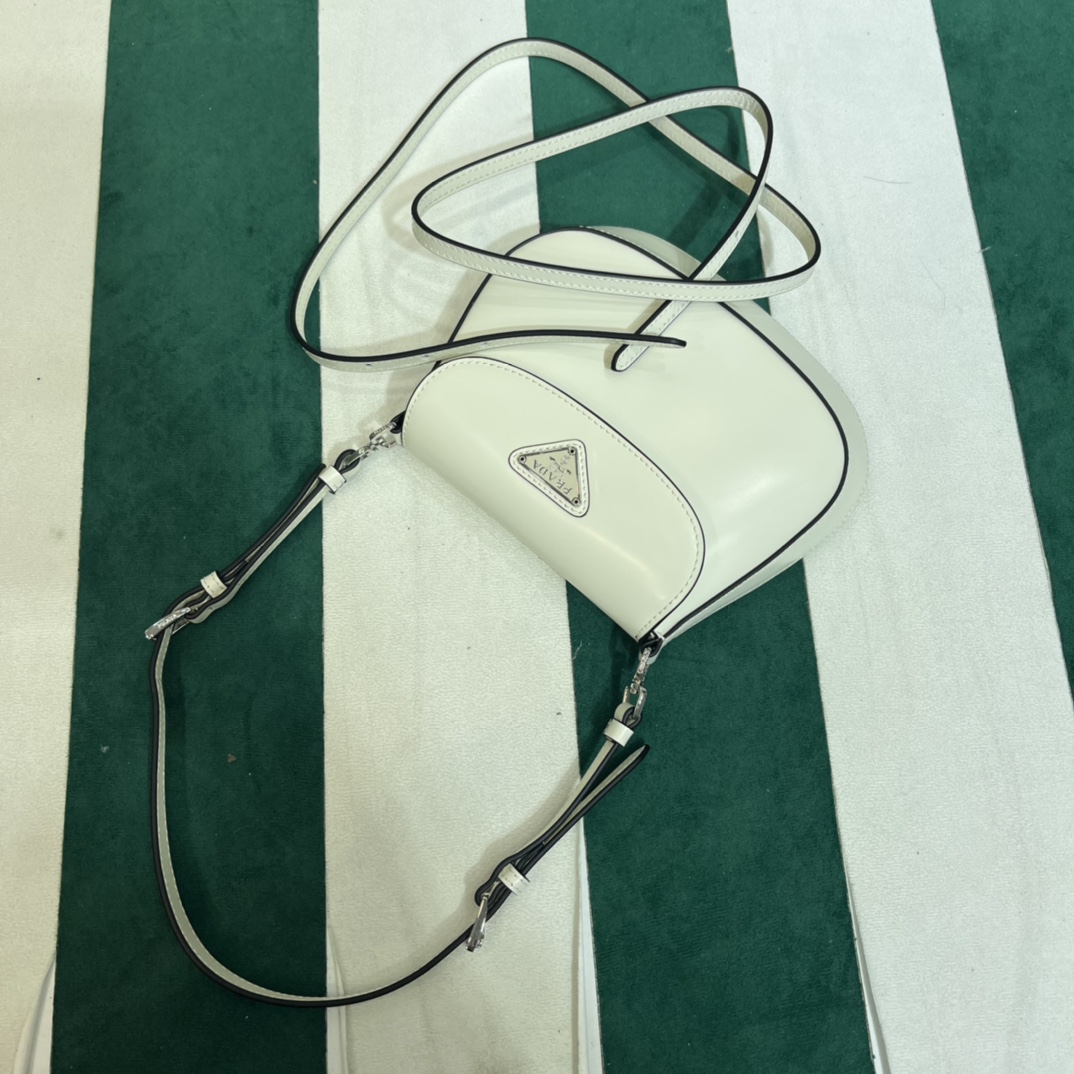 Pra*a cleo brushed leather mini bag