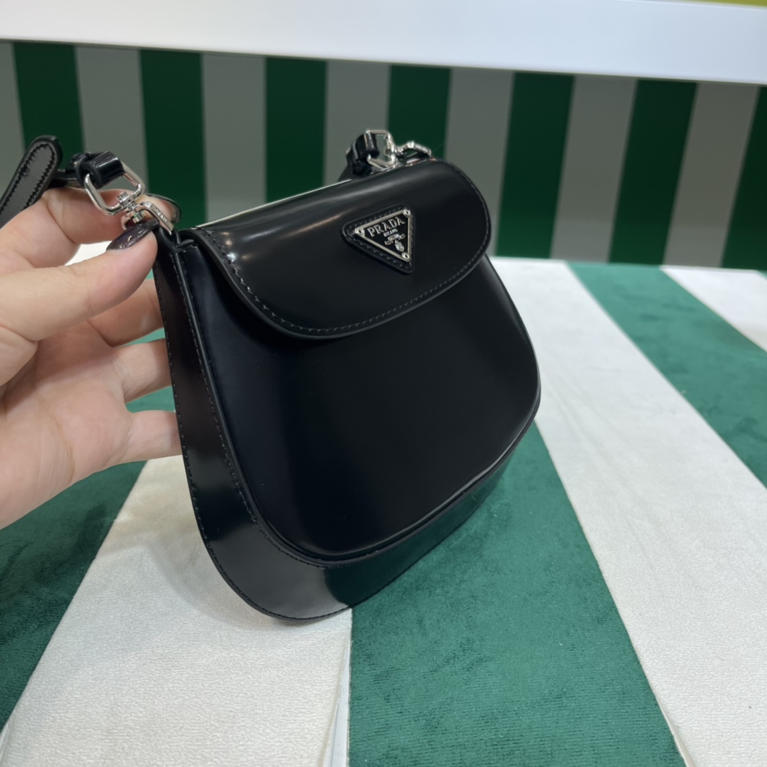 Pra*a cleo brushed leather mini bag