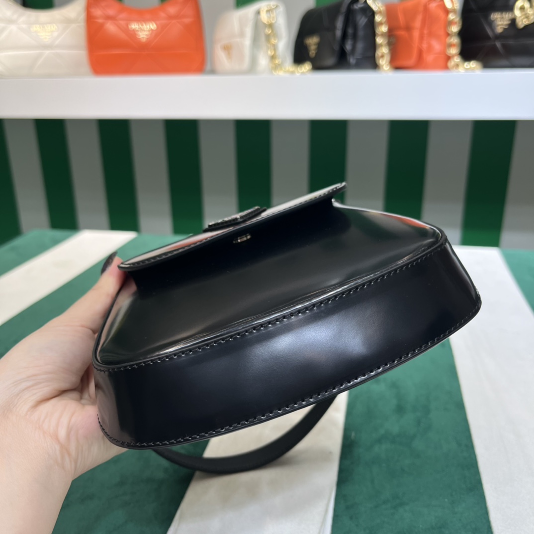 Pra*a cleo brushed leather mini bag