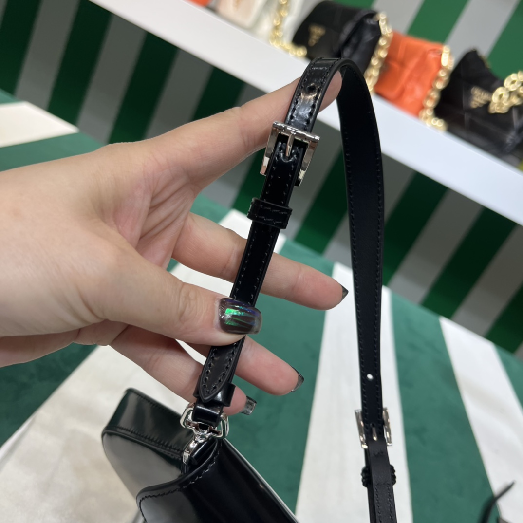 Pra*a cleo brushed leather mini bag