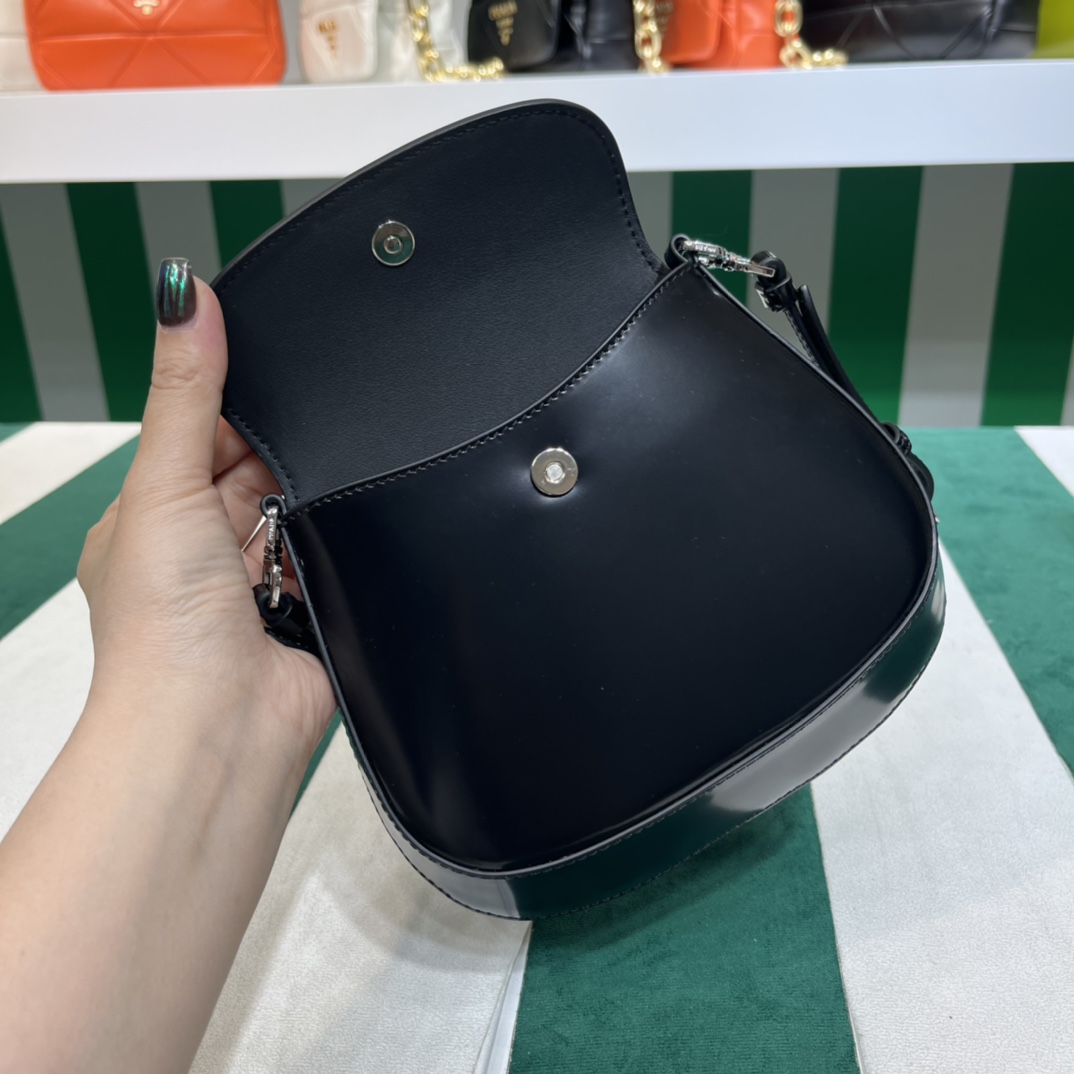 Pra*a cleo brushed leather mini bag