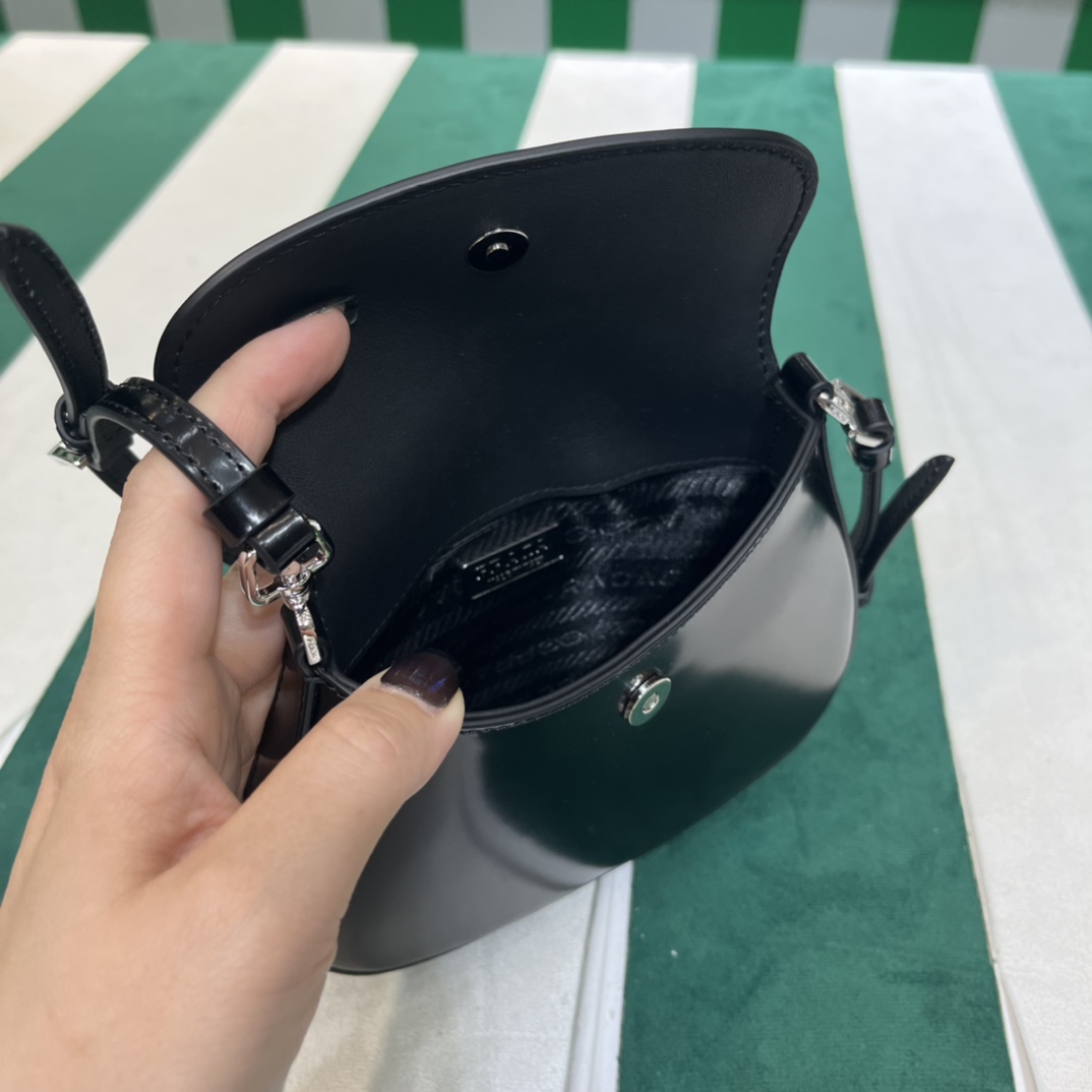 Pra*a cleo brushed leather mini bag