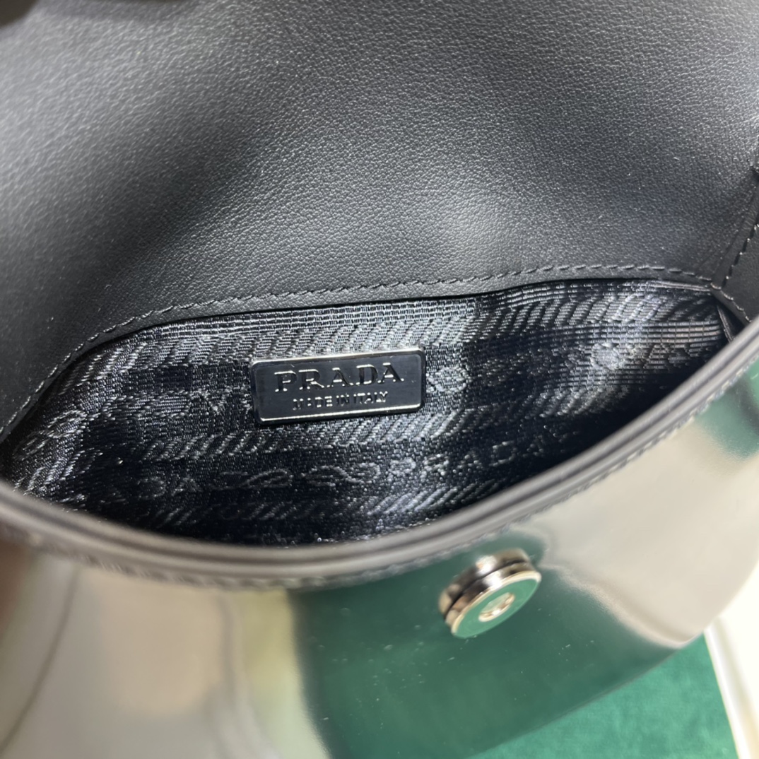 Pra*a cleo brushed leather mini bag