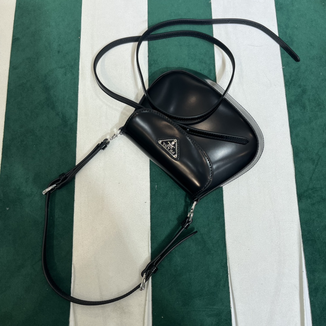 Pra*a cleo brushed leather mini bag