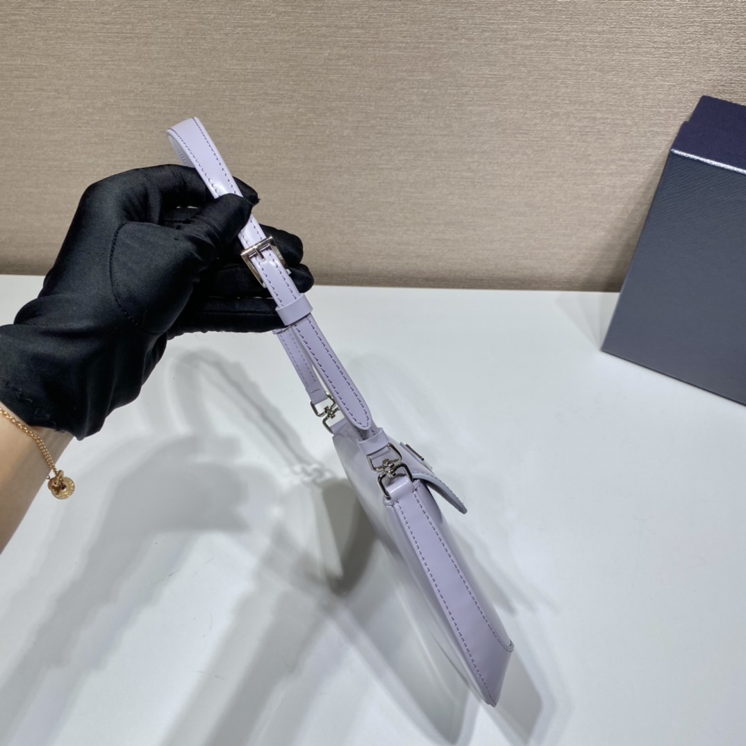 Pra*a cleo brushed leather mini bag