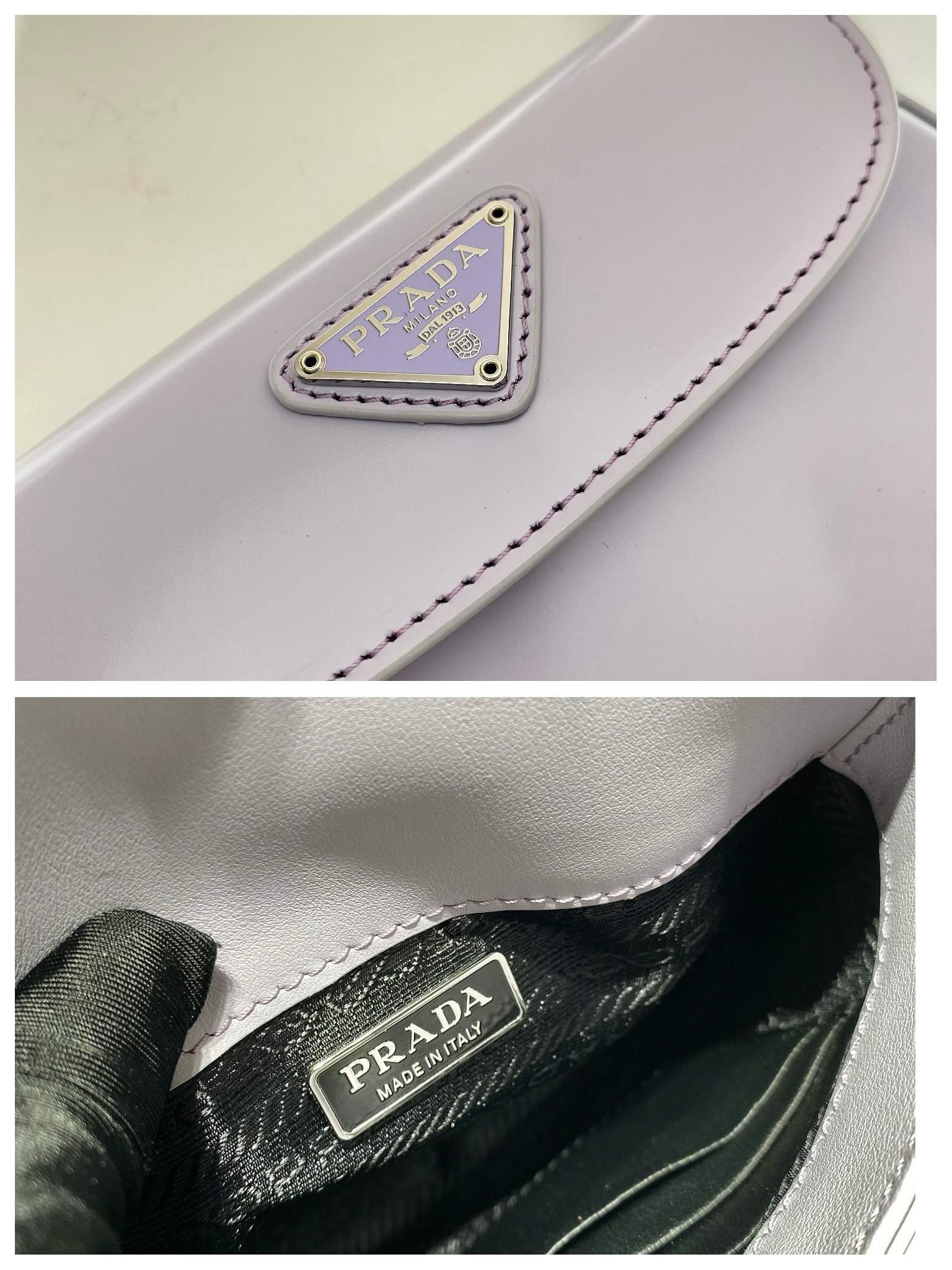 Pra*a cleo brushed leather mini bag