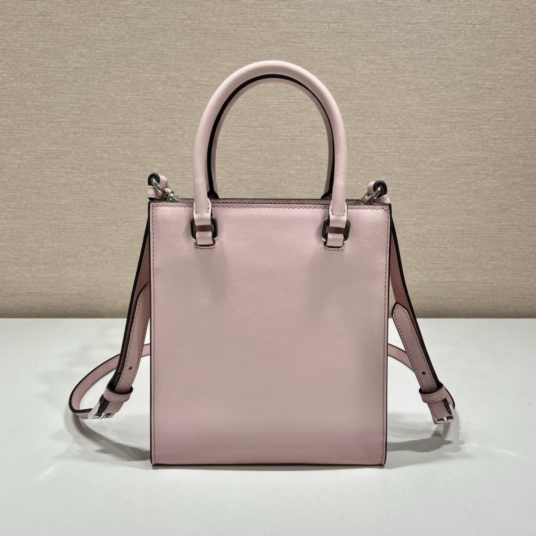 Pra*a small saffiano leather handbag
